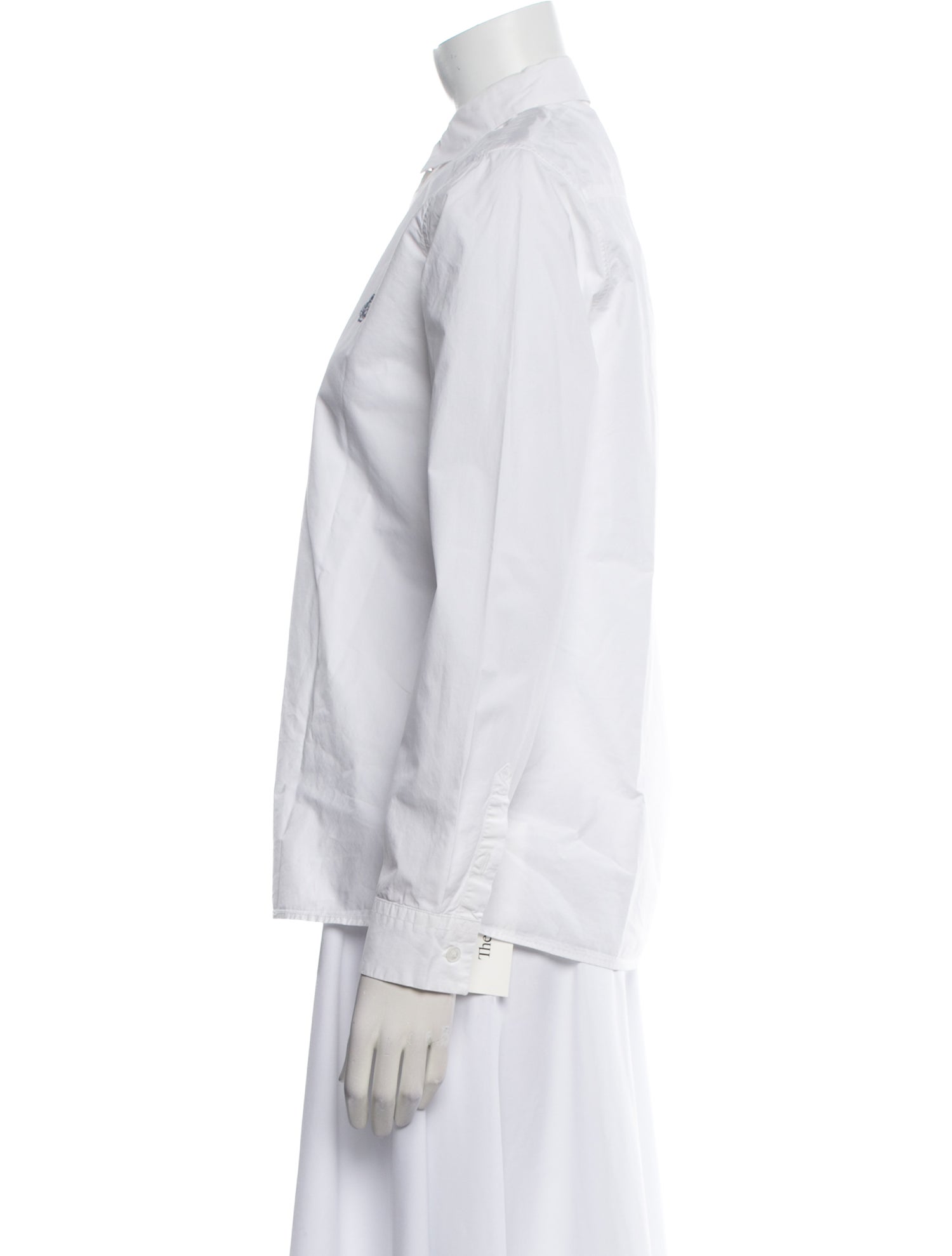 Kenzo Long Sleeve Button-Up Top