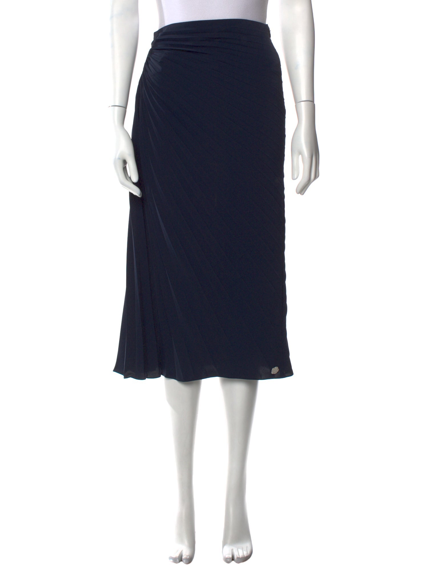 Kenzo Cutout Accent Midi Length Skirt