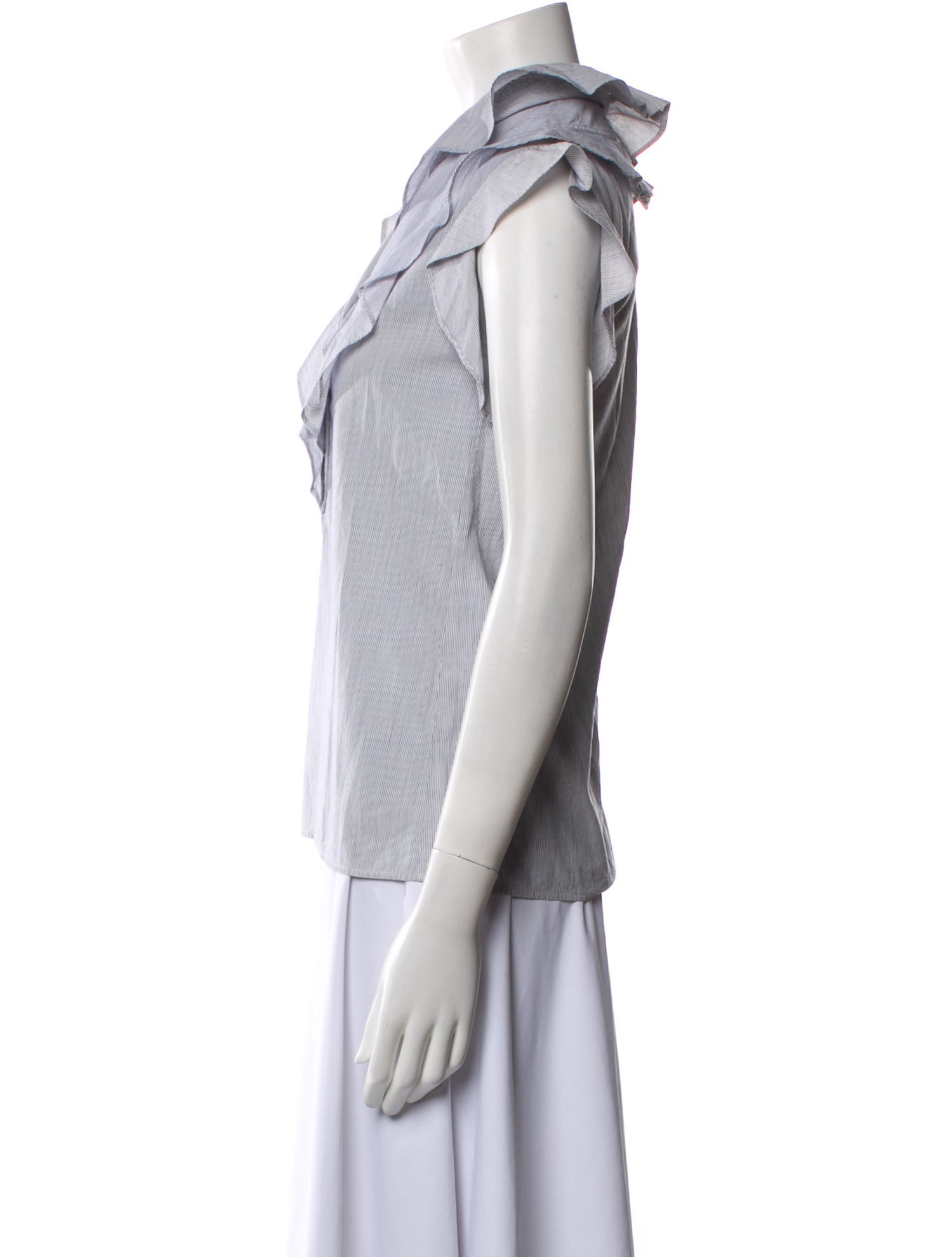 Kenzo V-Neck Short Sleeve Blouse