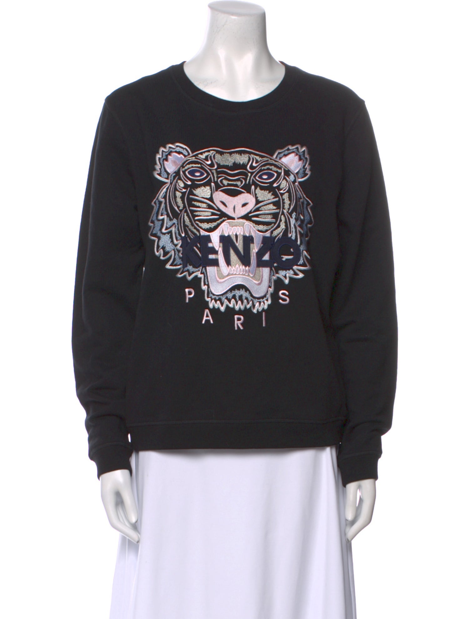 Kenzo Graphic Print Crew Neck Sweatshirt