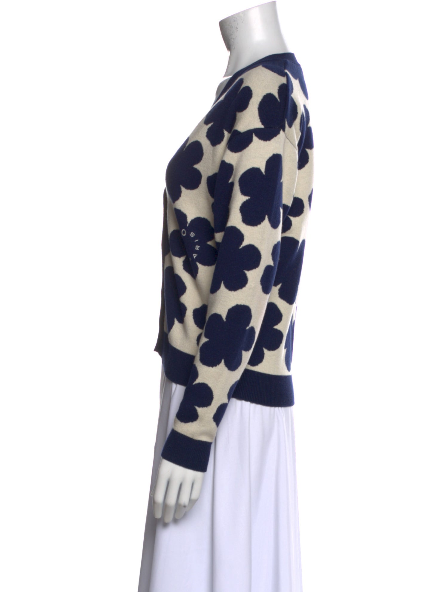 Kenzo Wool Floral Print Sweater