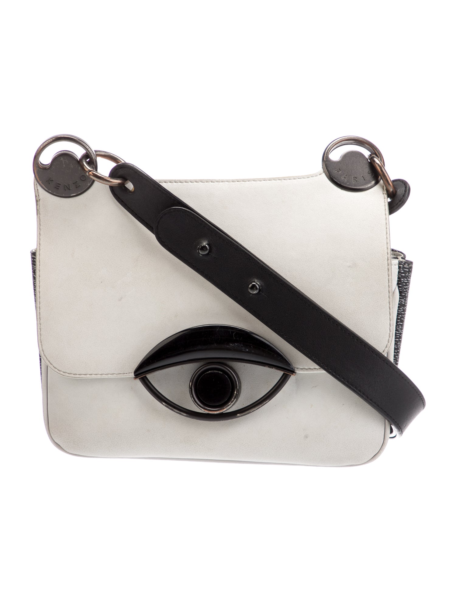 Kenzo Leather Messenger Bag