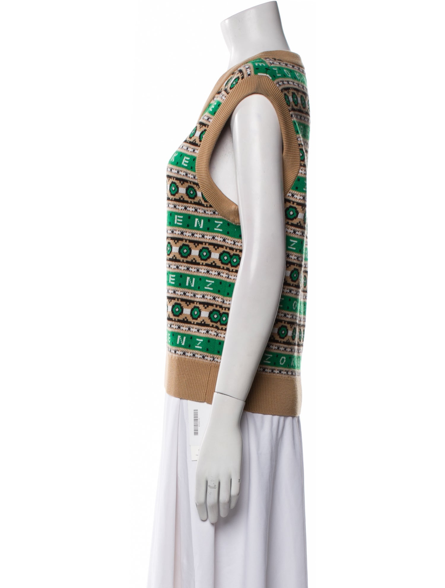 Kenzo Wool Striped Vest