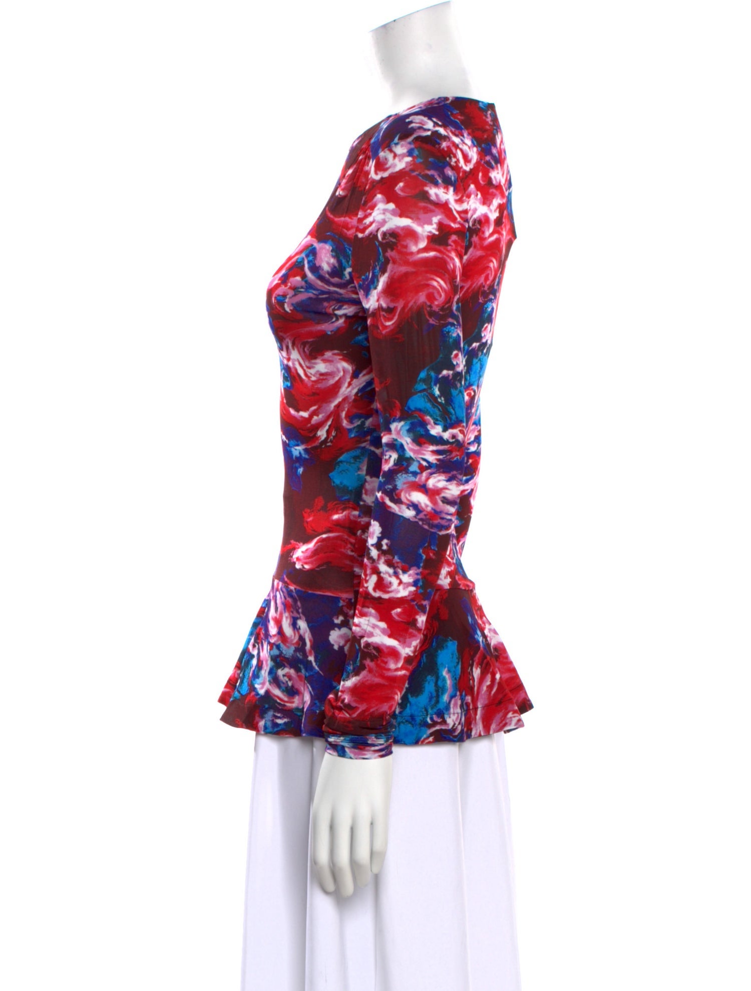 Kenzo Printed Crew Neck Blouse w/ Tags