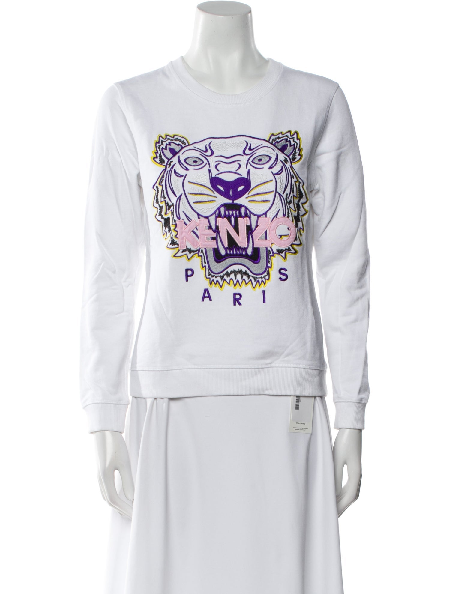 Kenzo Graphic Print Crew Neck Sweatshirt