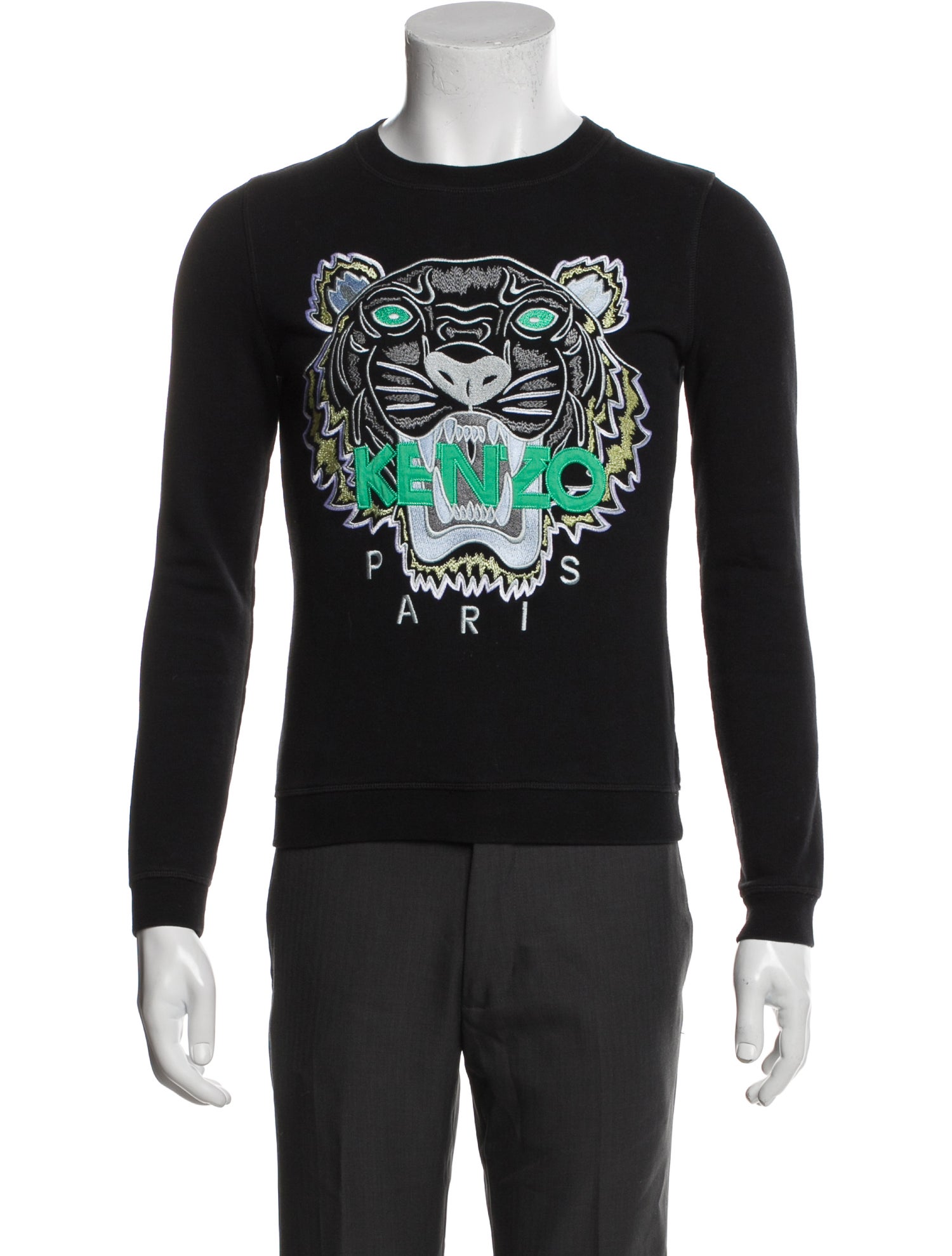 Kenzo Graphic Print Crew Neck Pullover