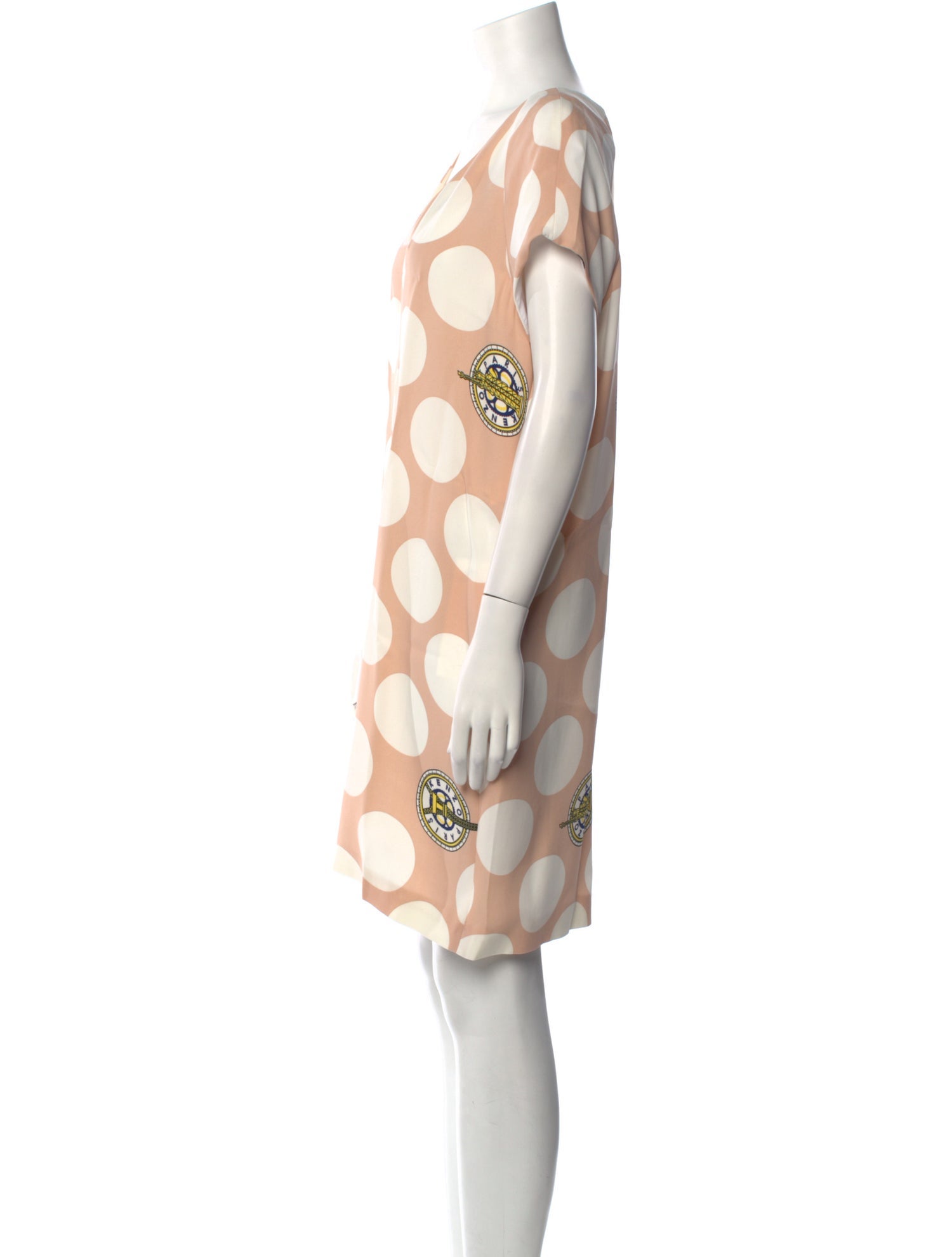 Kenzo Polka Dot Print Mini Dress