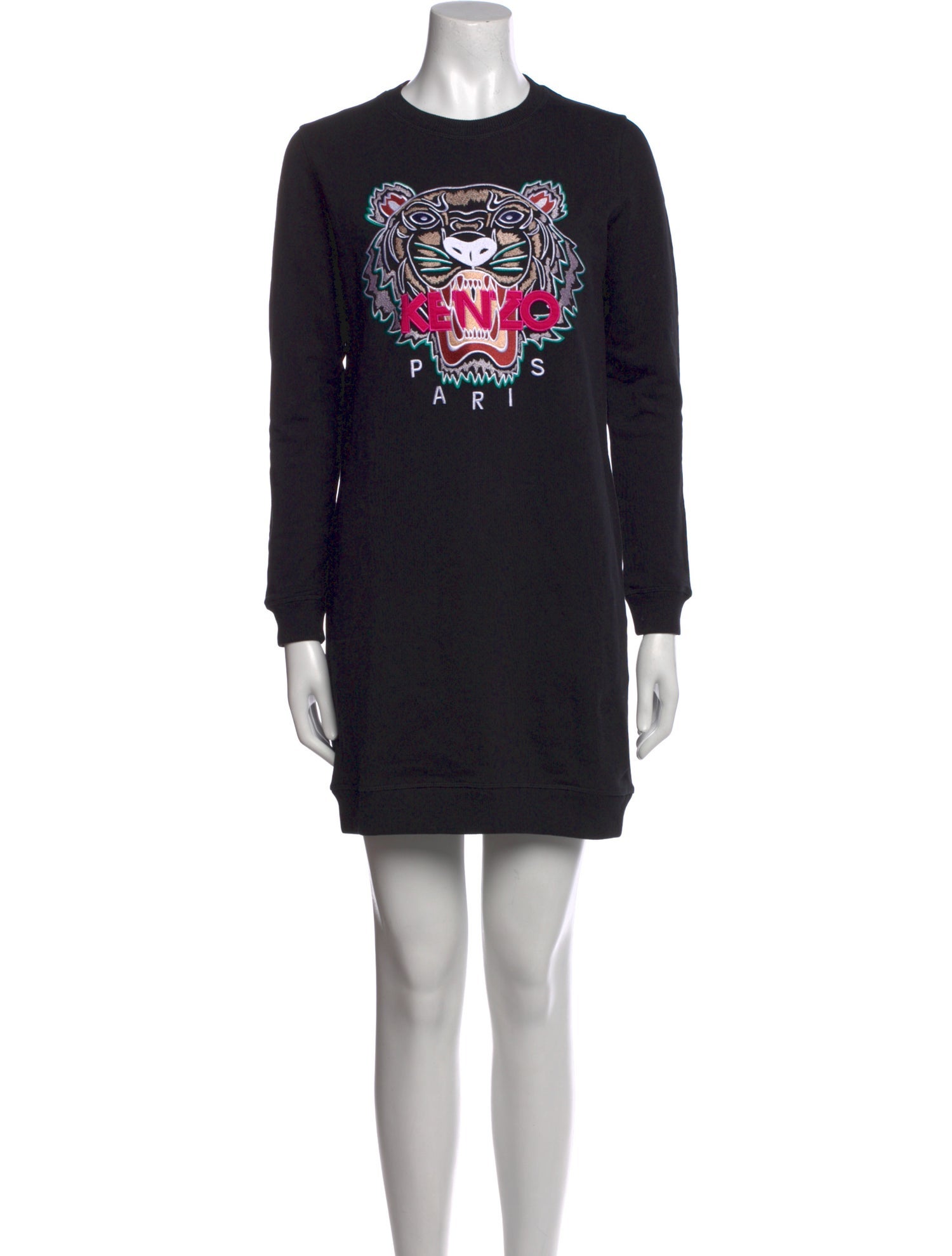 Kenzo Graphic Print Mini Dress