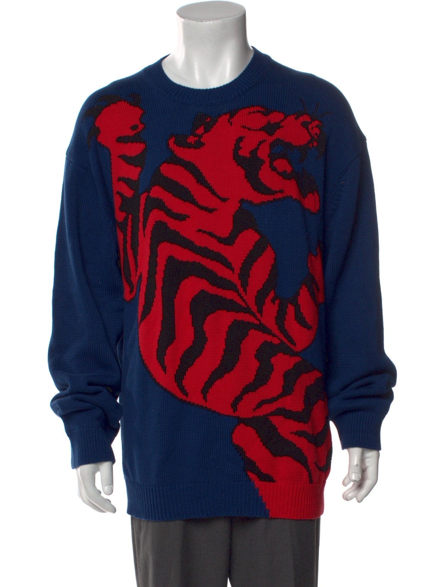 Kenzo Graphic Print Crew Neck Pullover w/ Tags