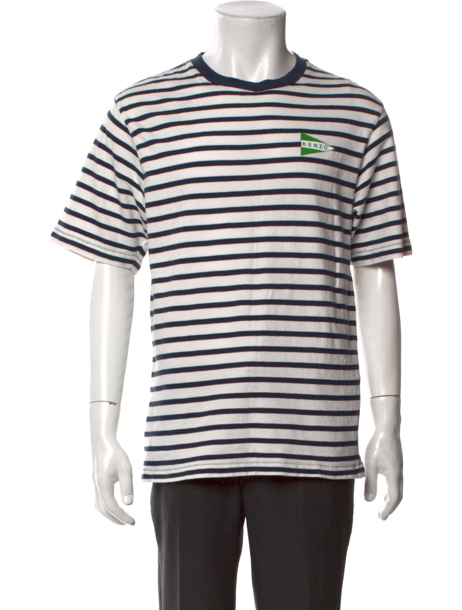 Kenzo Striped Crew Neck T-Shirt