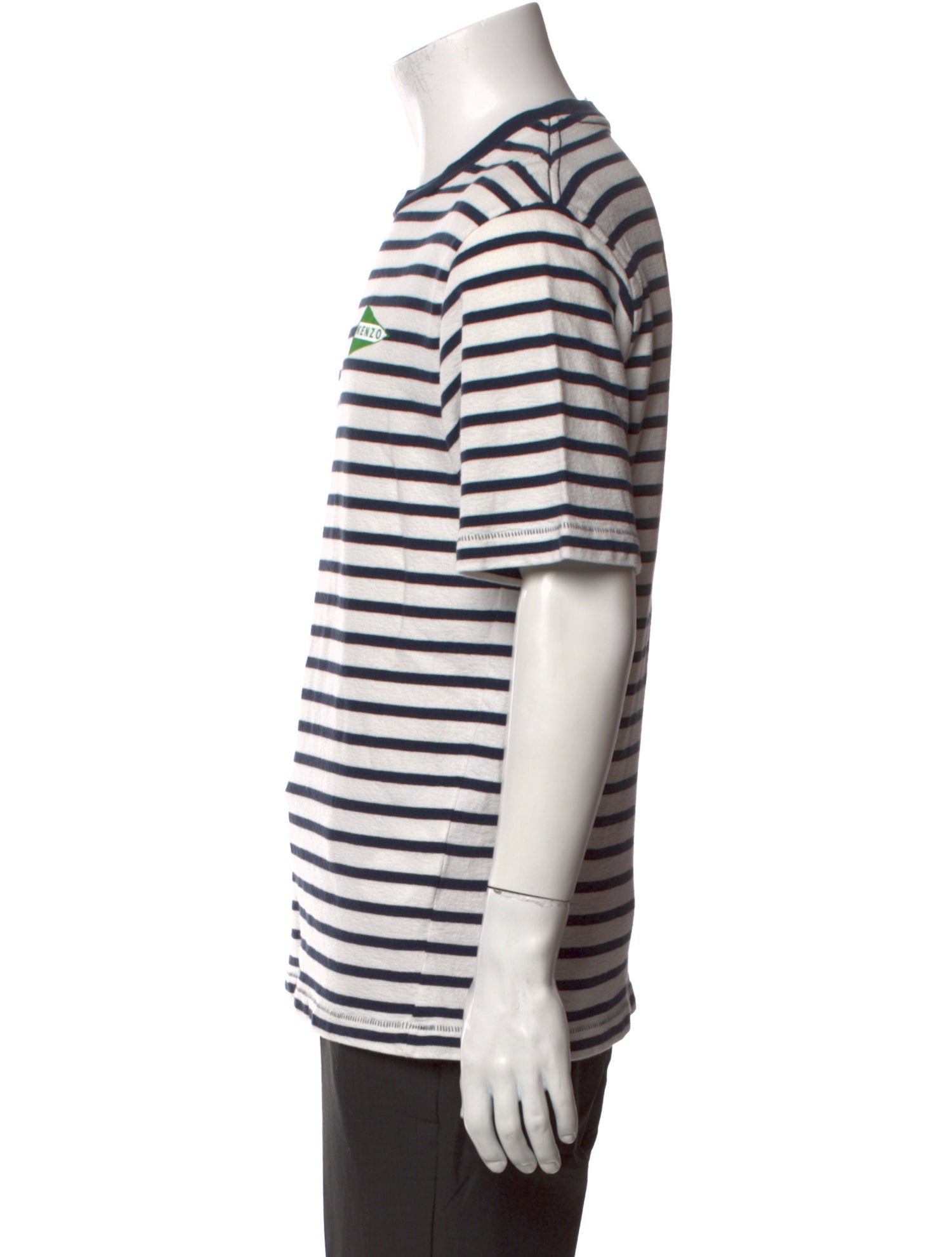 Kenzo Striped Crew Neck T-Shirt