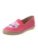 Kenzo Canvas Embroidered Accent Espadrilles