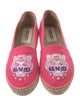 Kenzo Canvas Embroidered Accent Espadrilles