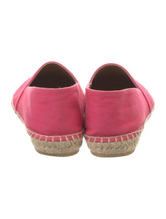 Kenzo Canvas Embroidered Accent Espadrilles