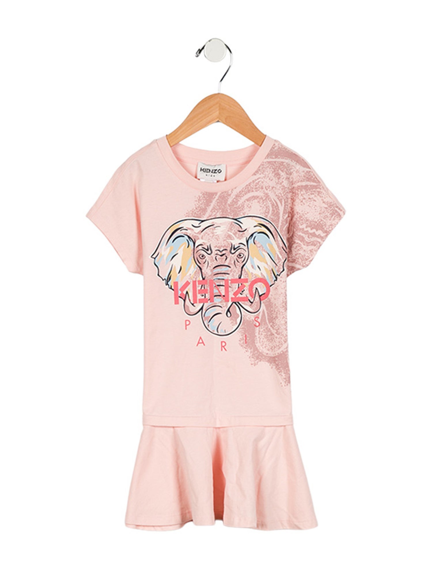 Kenzo Girls' Elephant Graphic Dress