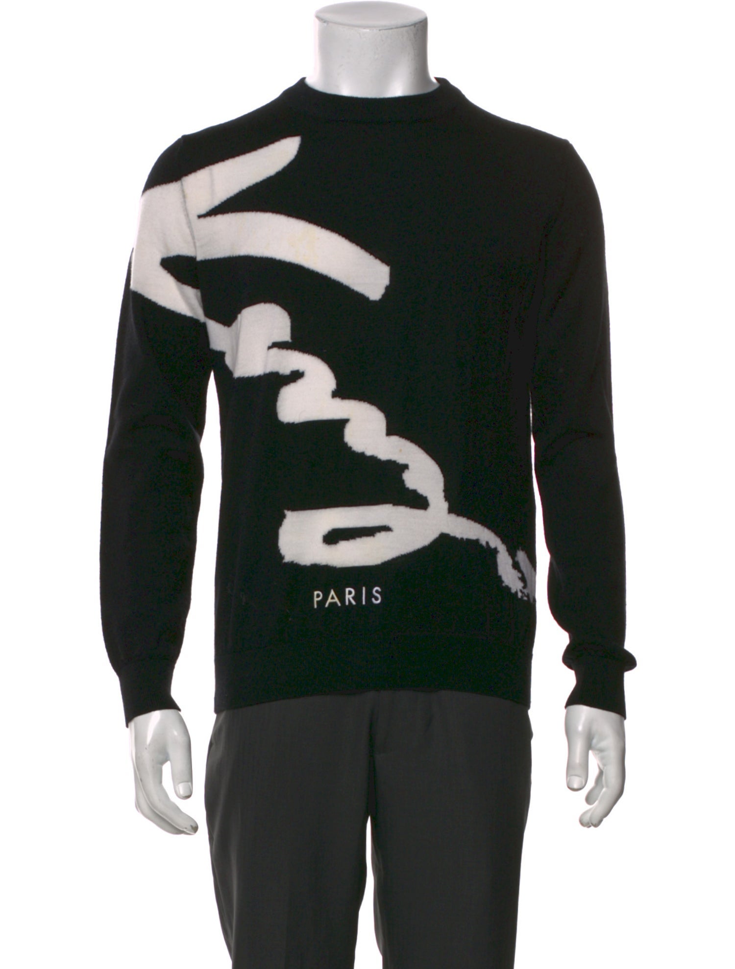 Kenzo Wool Graphic Print Pullover