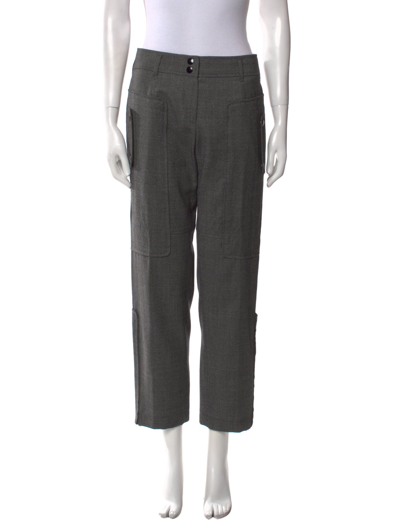 Kenzo Wool Straight Leg Pants