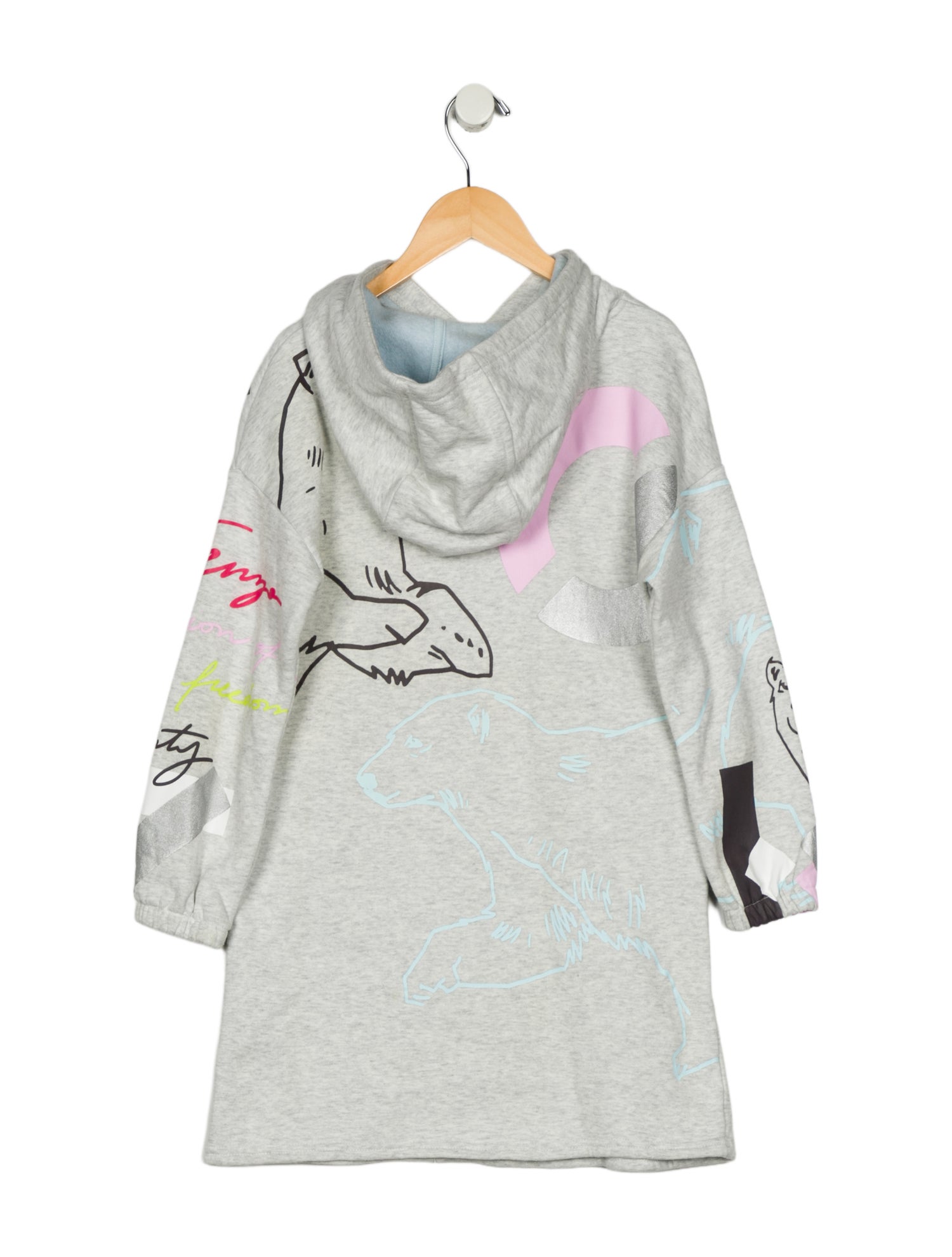 Kenzo Girls' Long Sleeve Embroidered Sweatshirt