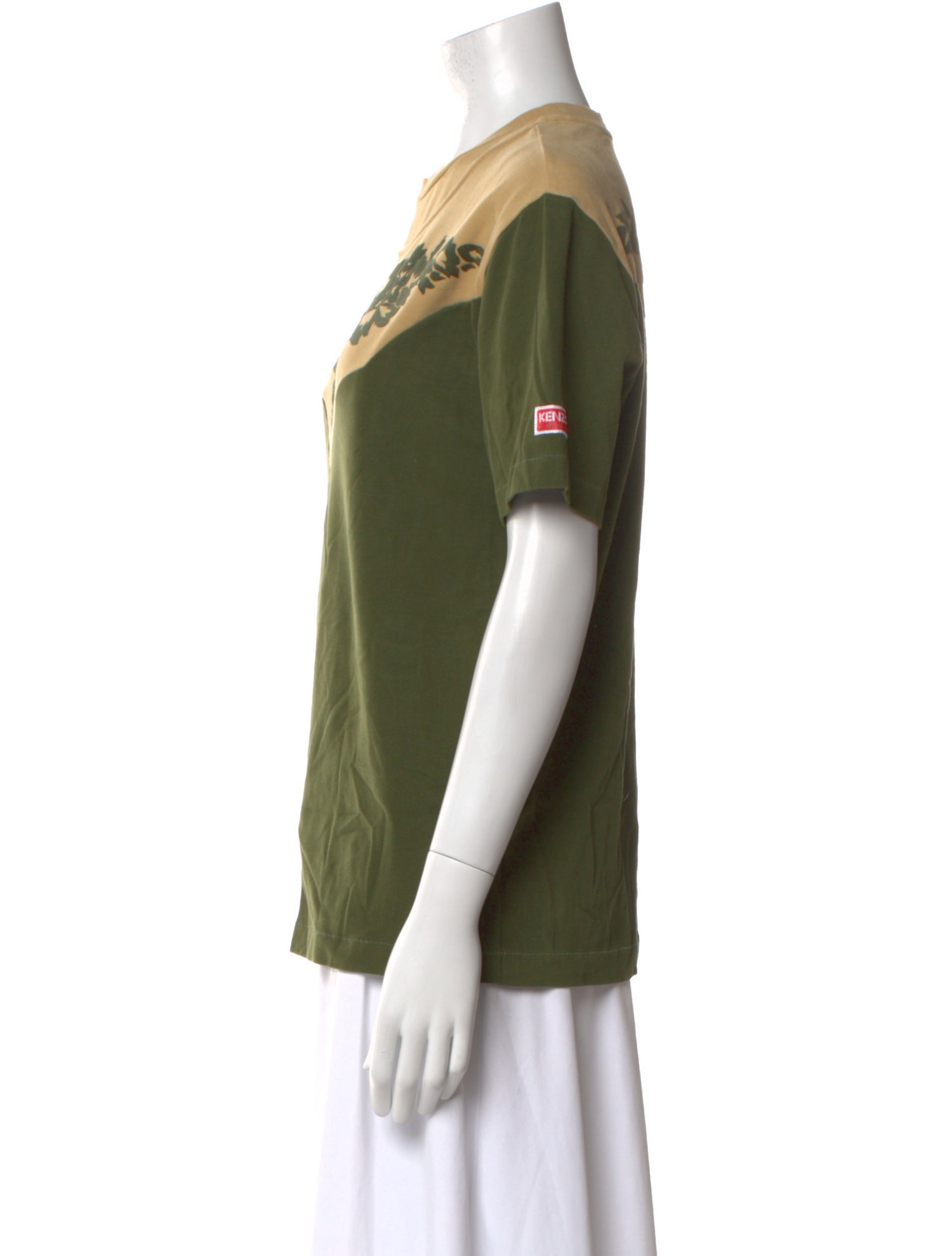 Kenzo Graphic Print Crew Neck T-Shirt