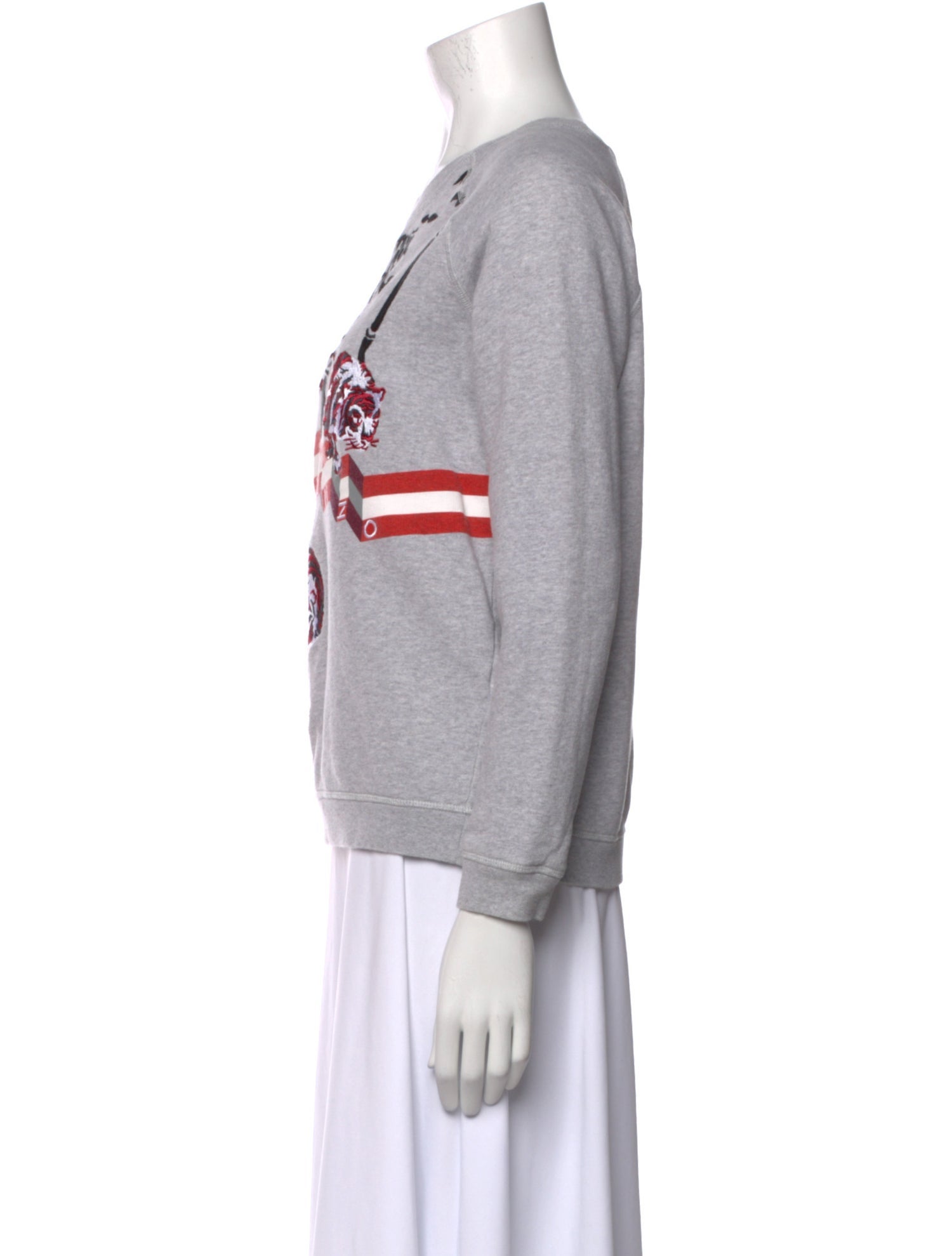 Kenzo Graphic Print Crew Neck Sweatshirt