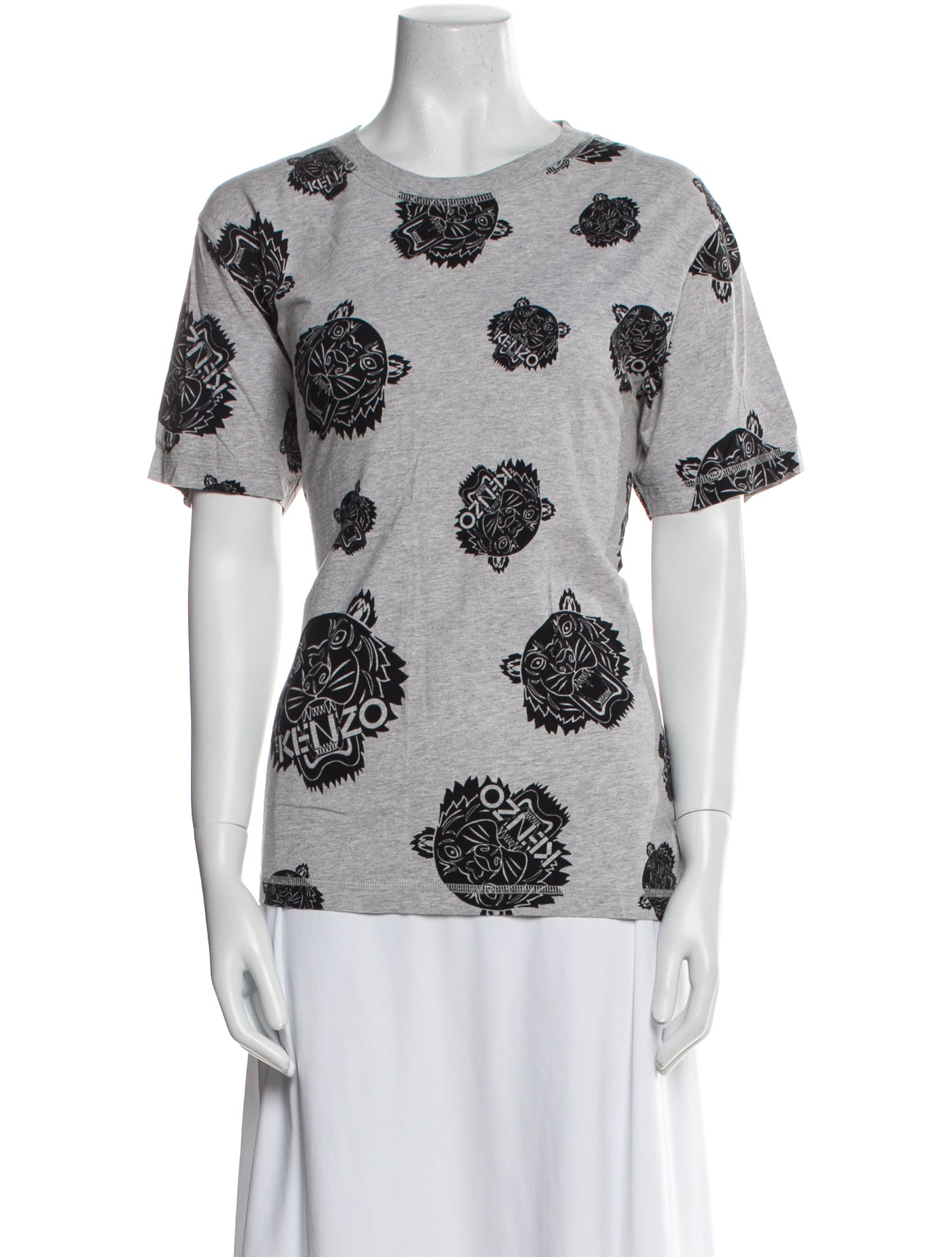 Kenzo Printed Crew Neck T-Shirt