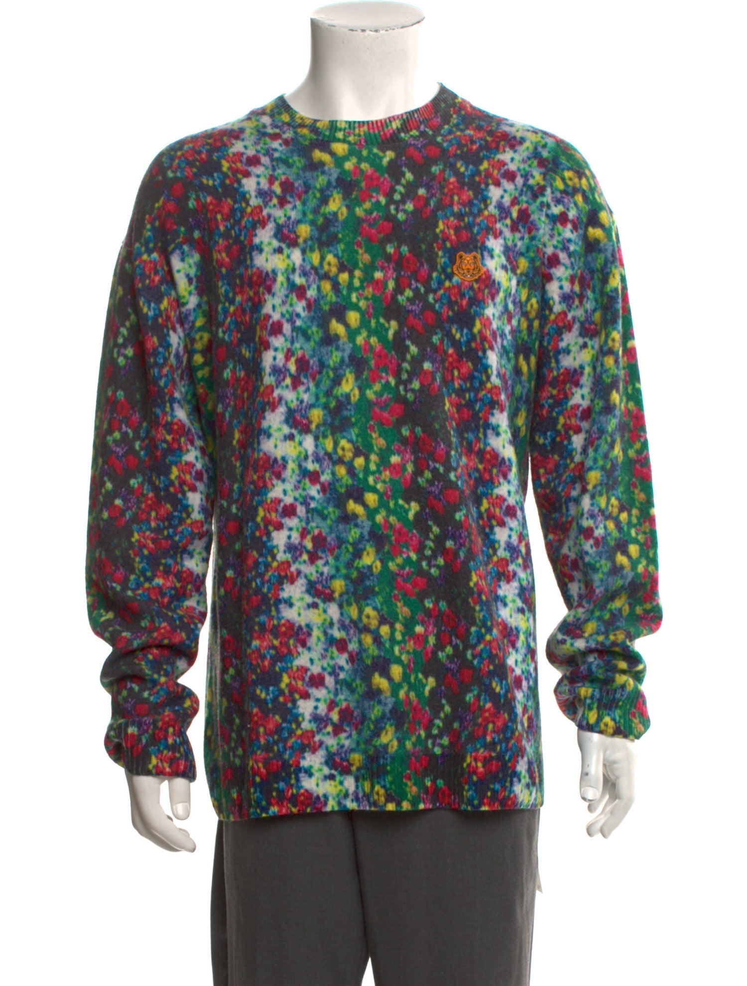 Kenzo Wool Floral Print Pullover