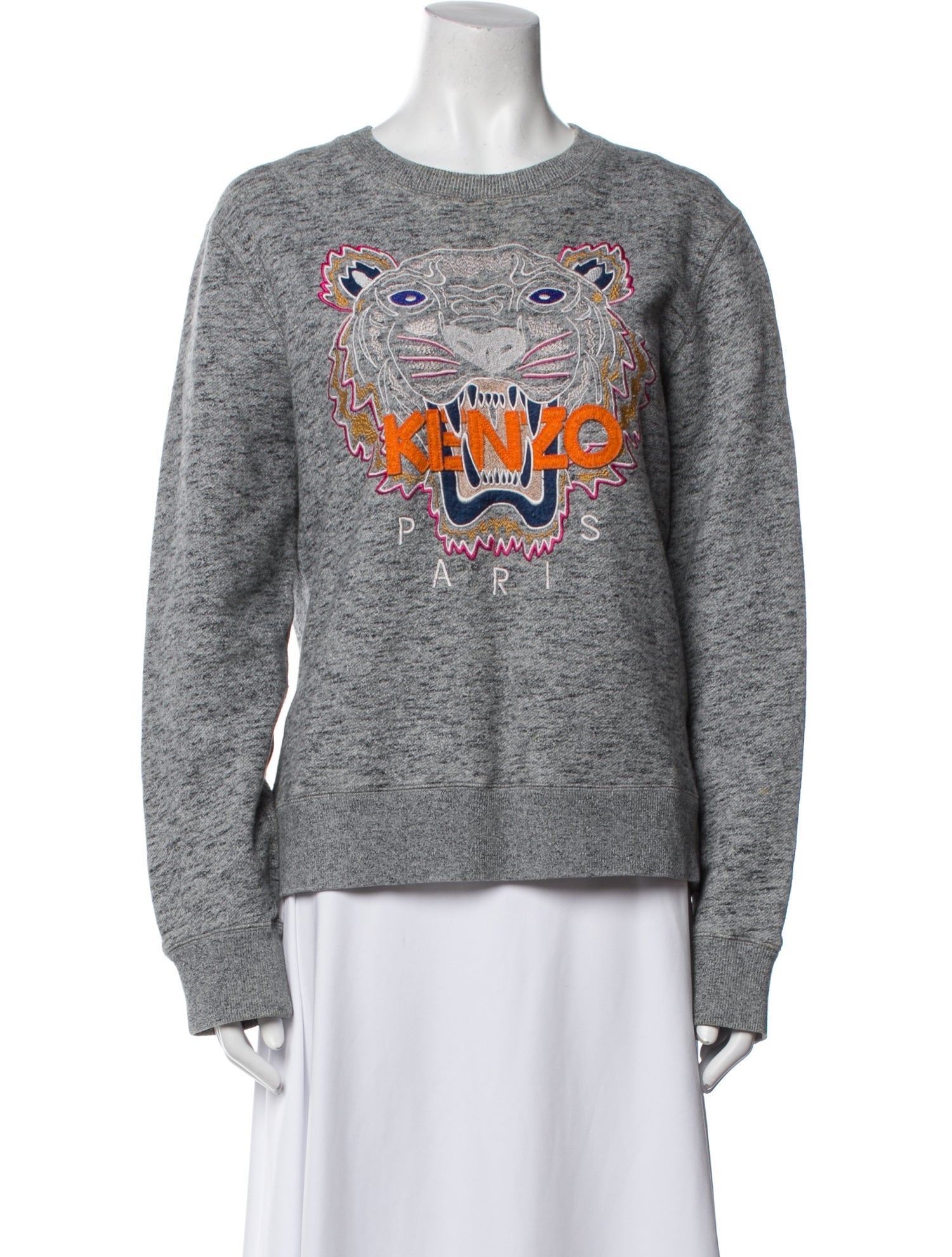 Kenzo Graphic Print Crew Neck Sweatshirt