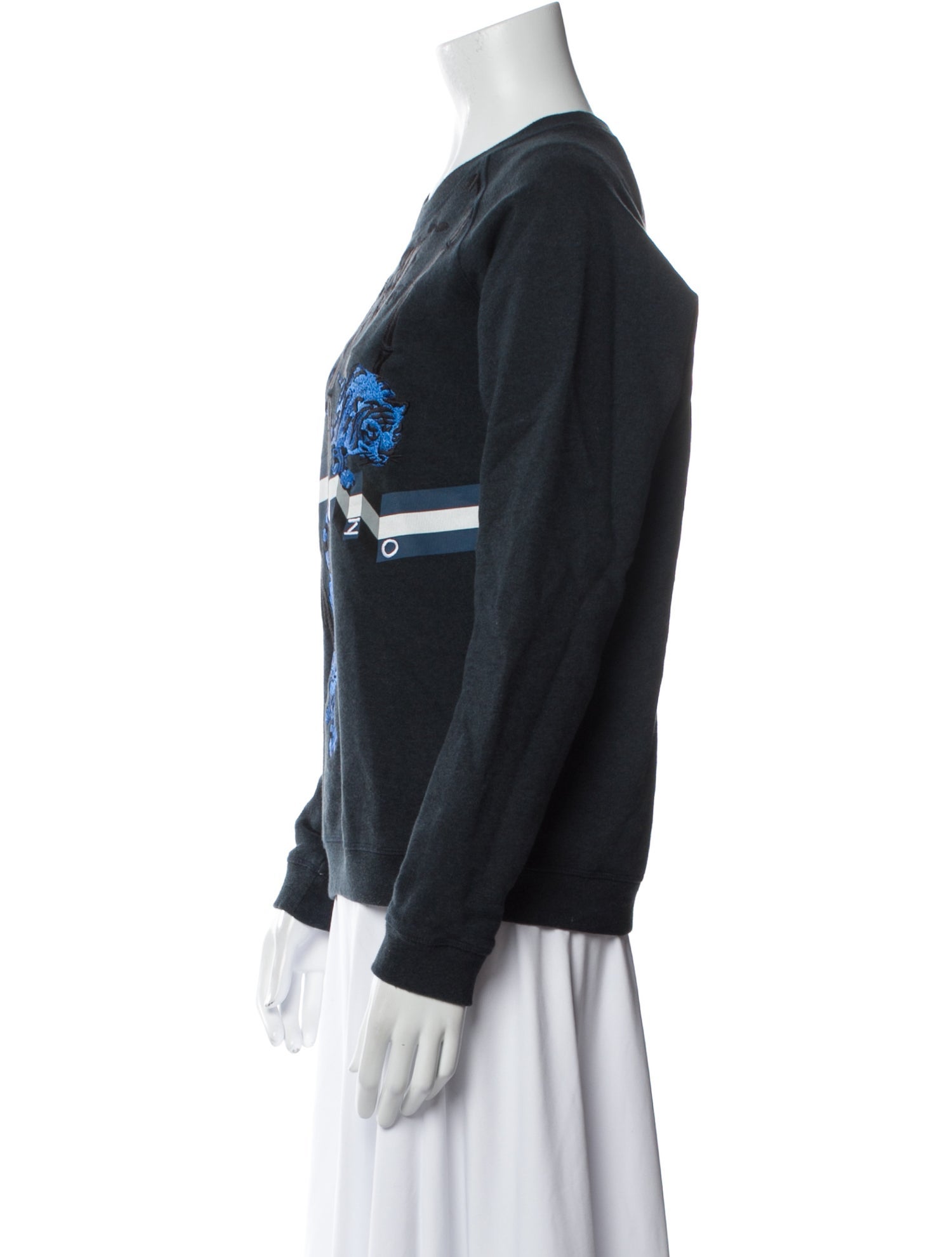 Kenzo Graphic Print Crew Neck Sweatshirt