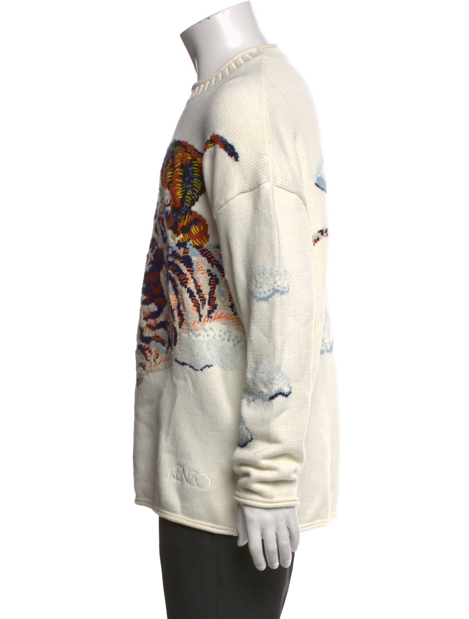 Kenzo Graphic Print Crew Neck Pullover w/ Tags