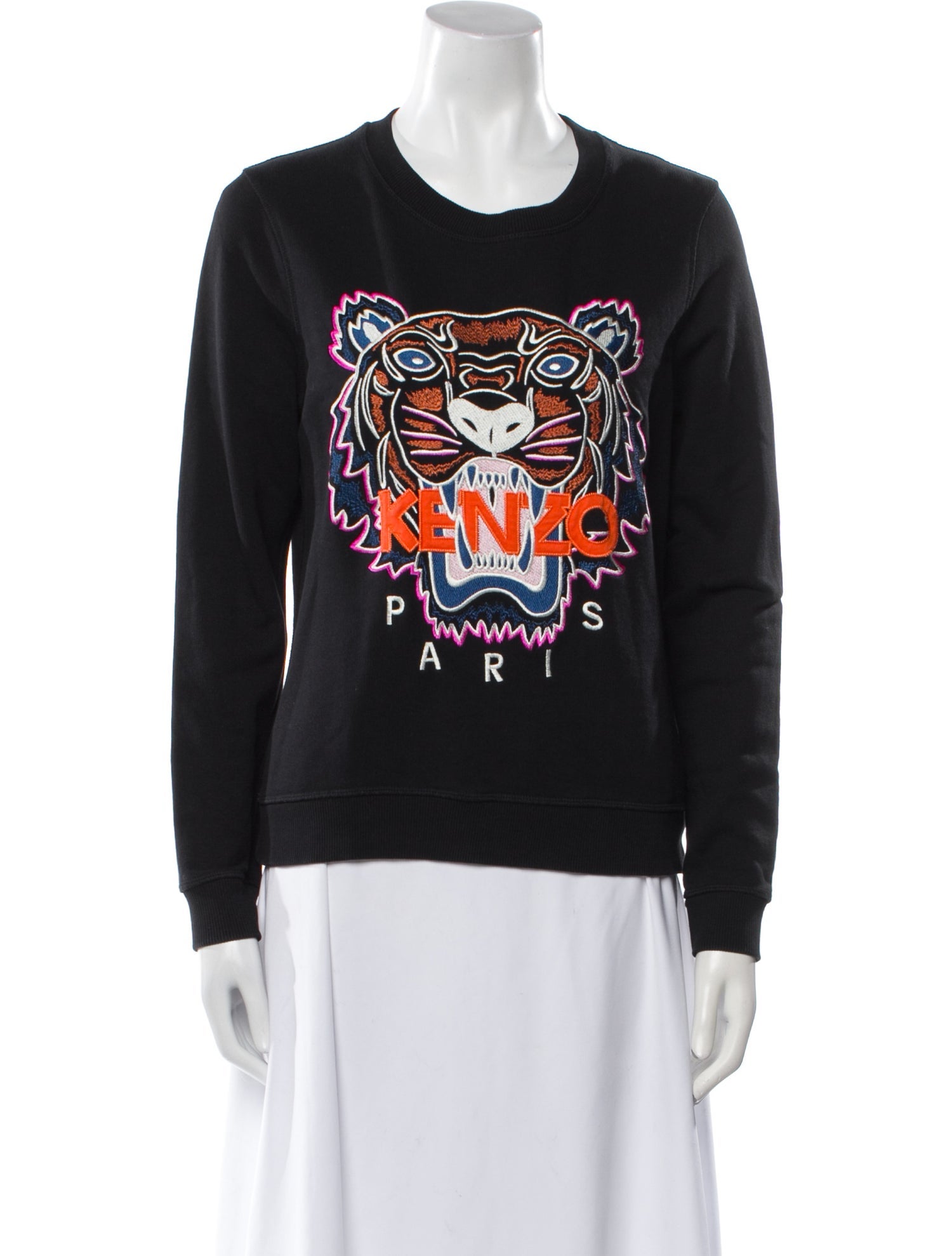 Kenzo Graphic Print Crew Neck Sweatshirt