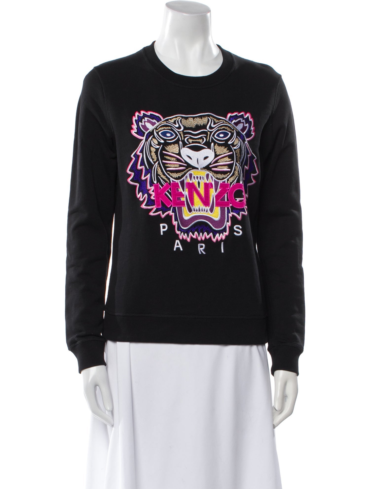 Kenzo Graphic Print Crew Neck Sweatshirt