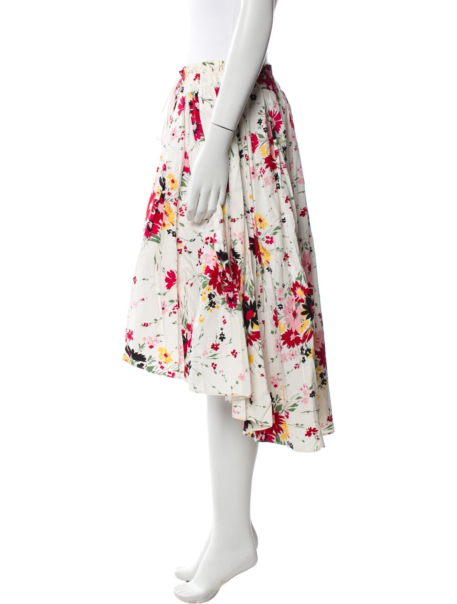 Kenzo Floral Print Midi Length Skirt