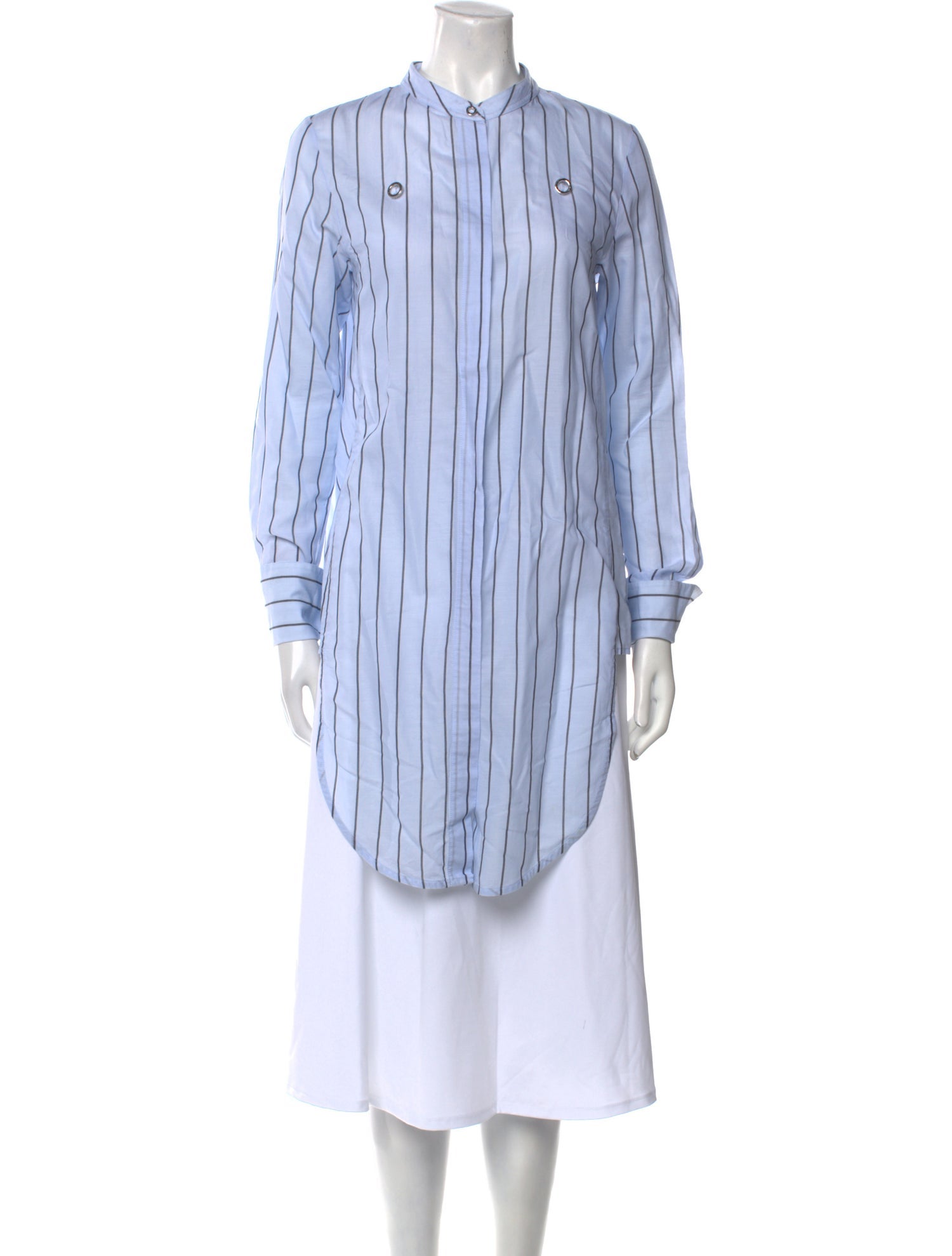 Kenzo Striped Mock Neck Tunic