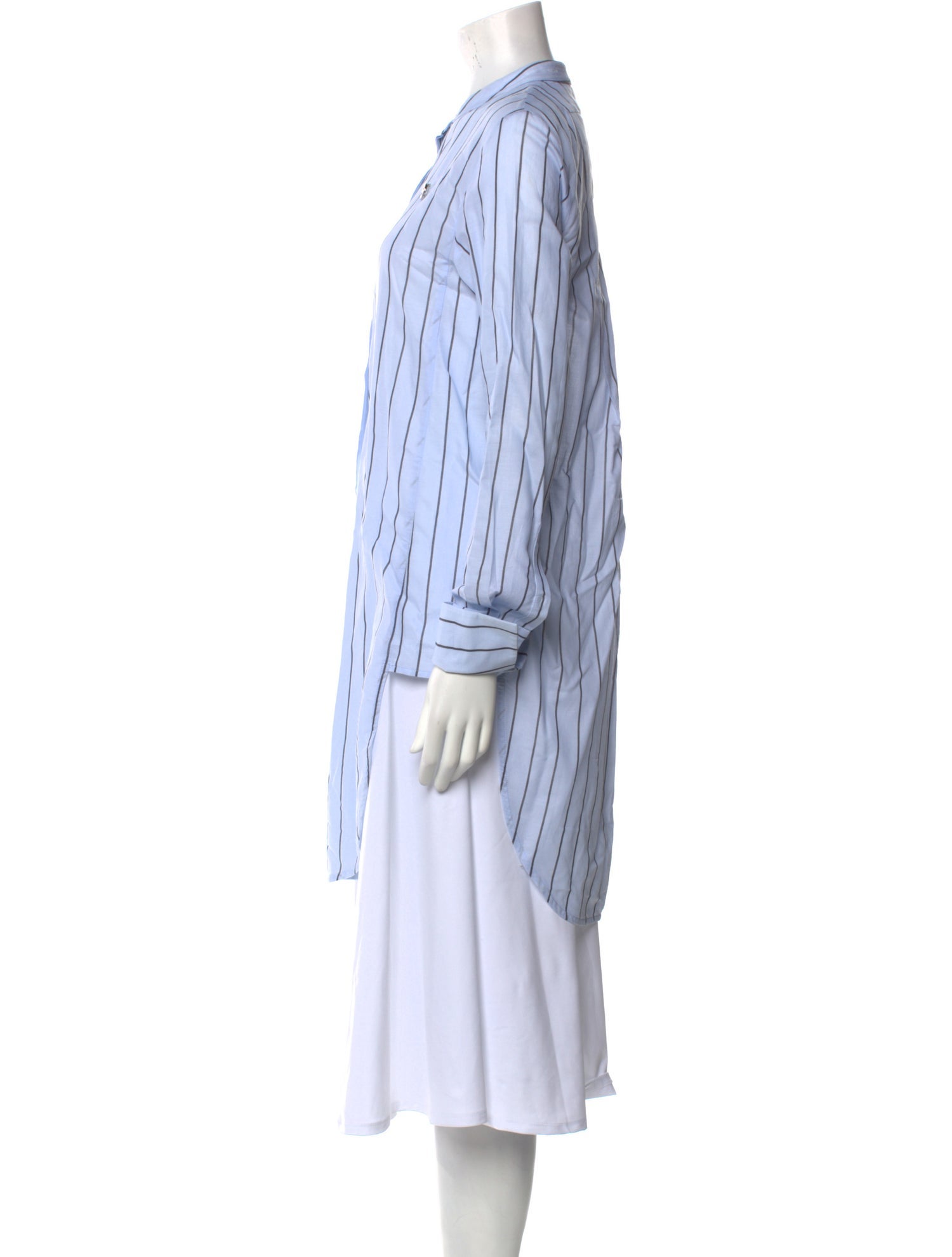 Kenzo Striped Mock Neck Tunic