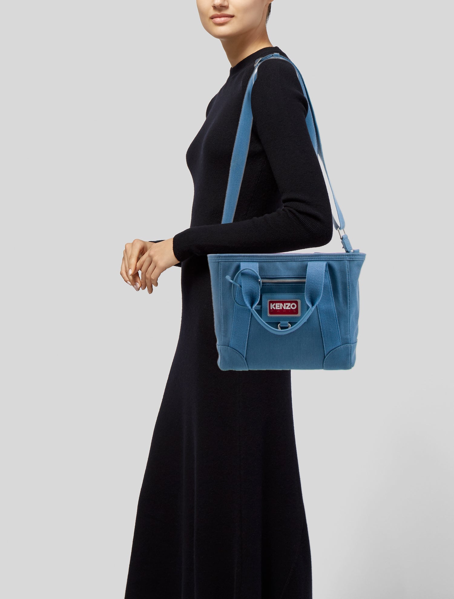 Kenzo Canvas Top Handle Bag