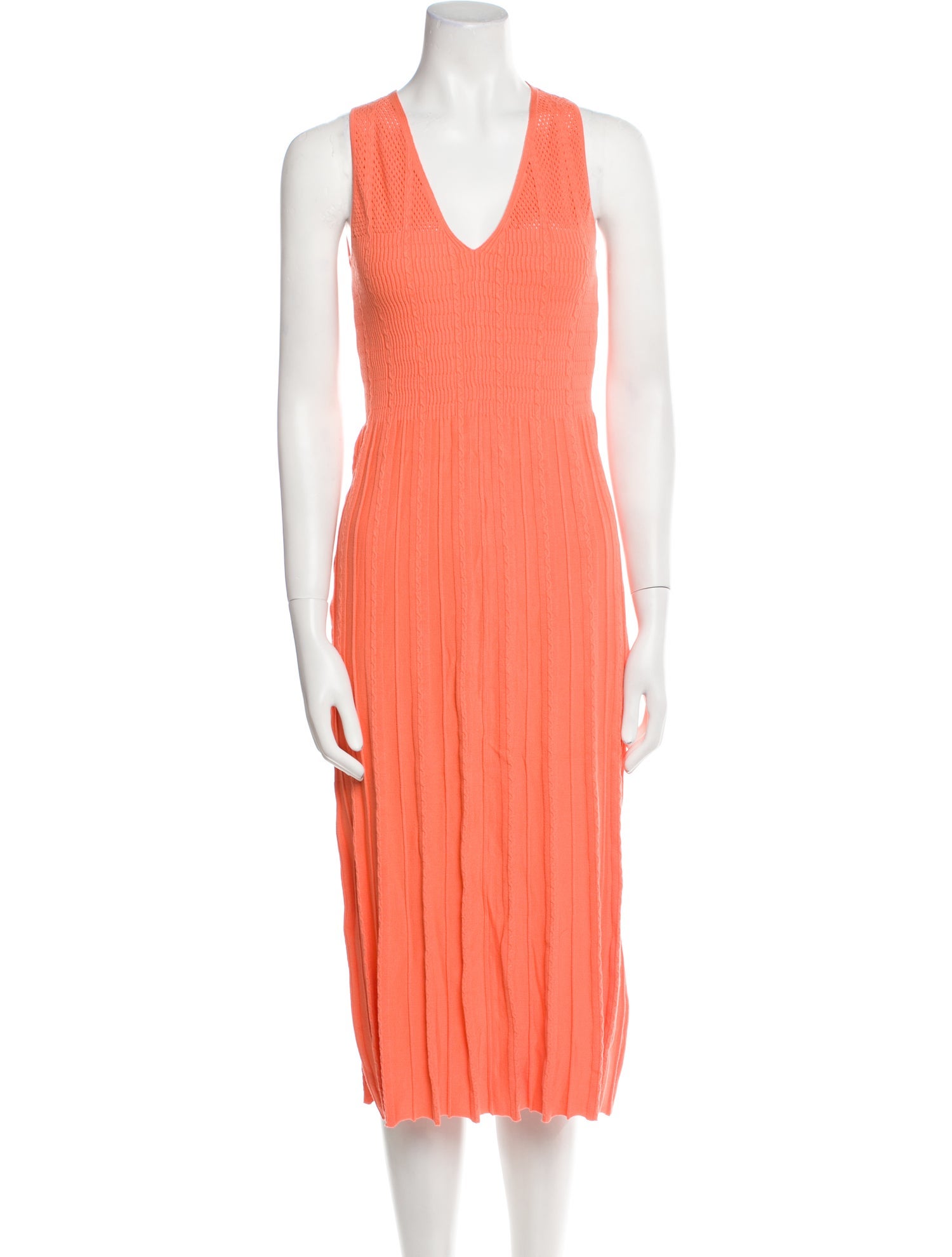 Kenzo V-Neck Midi Length Dress