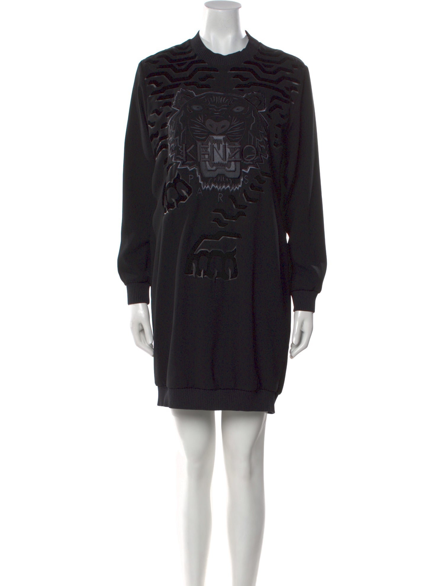 Kenzo Crew Neck Mini Dress