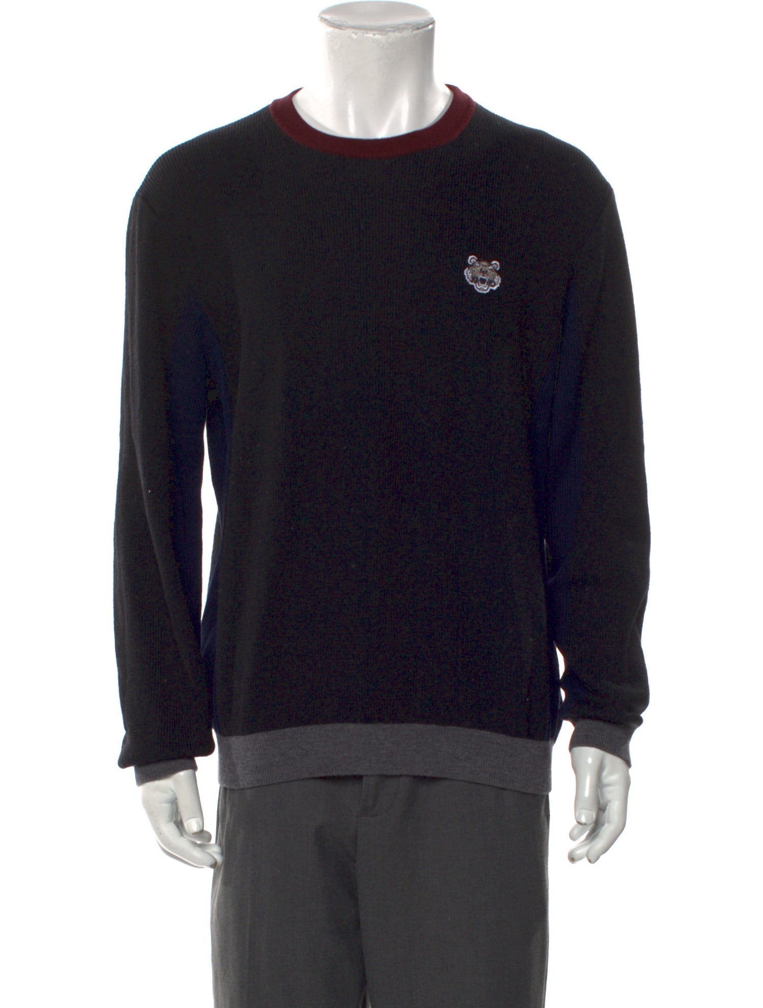 Kenzo Graphic Print Crew Neck Pullover