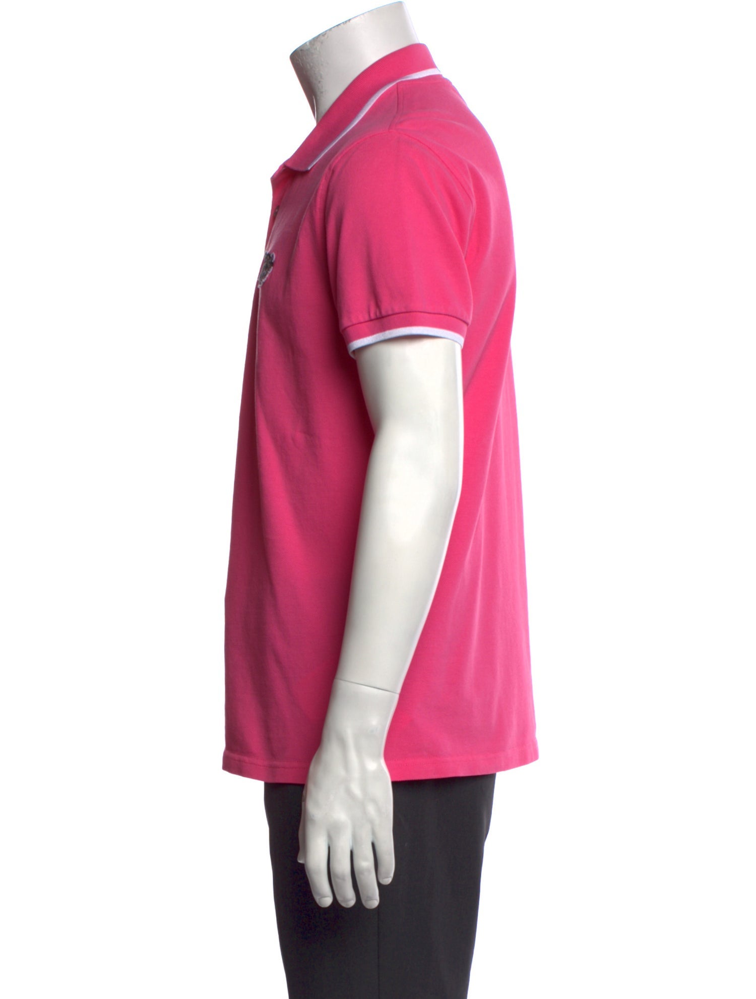 Kenzo Striped Collar Polo Shirt