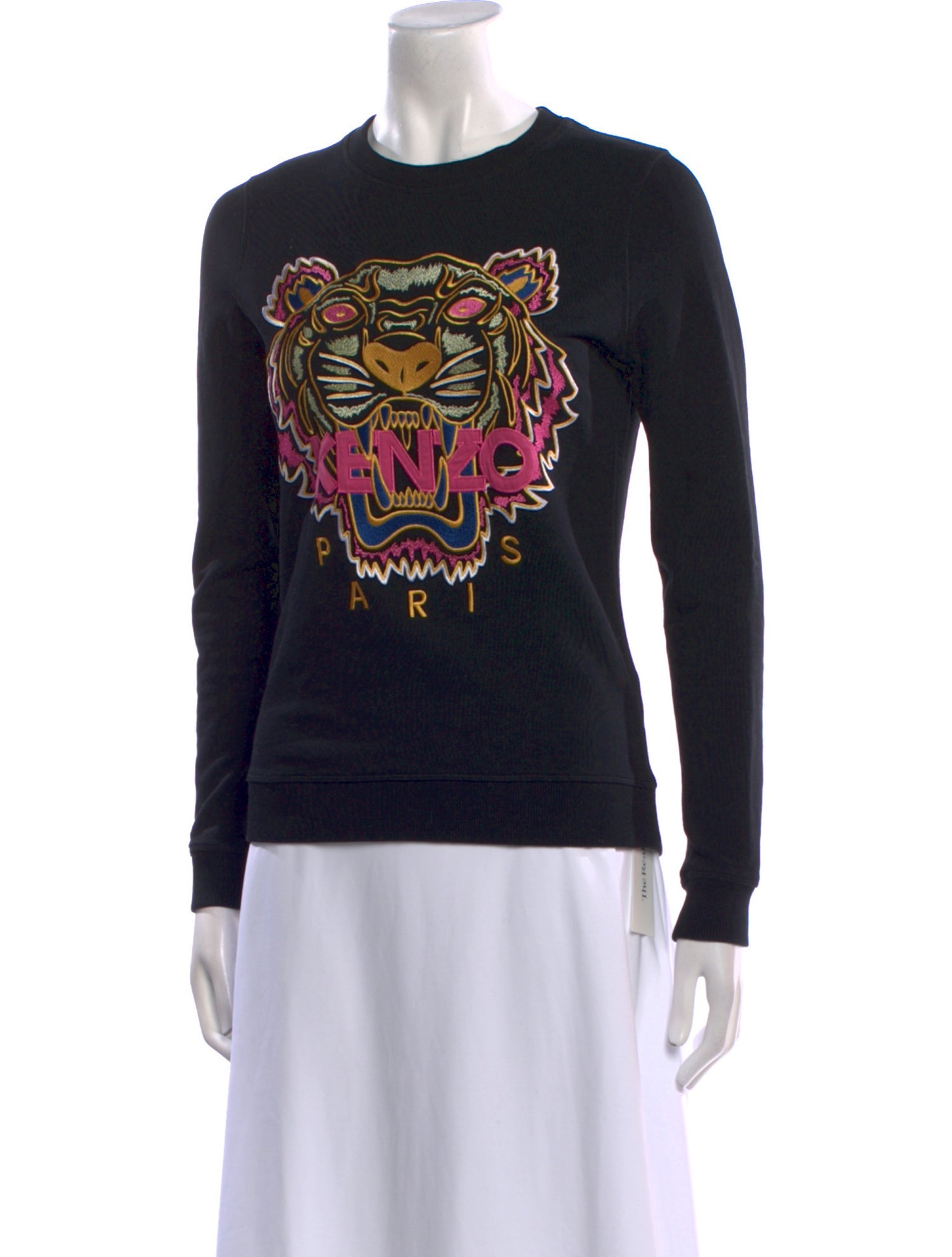 Kenzo Graphic Print Crew Neck Sweatshirt