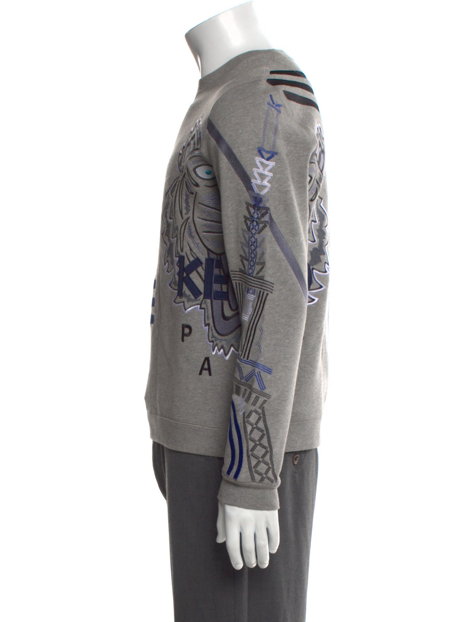 Kenzo Striped Crew Neck Sweatshirt