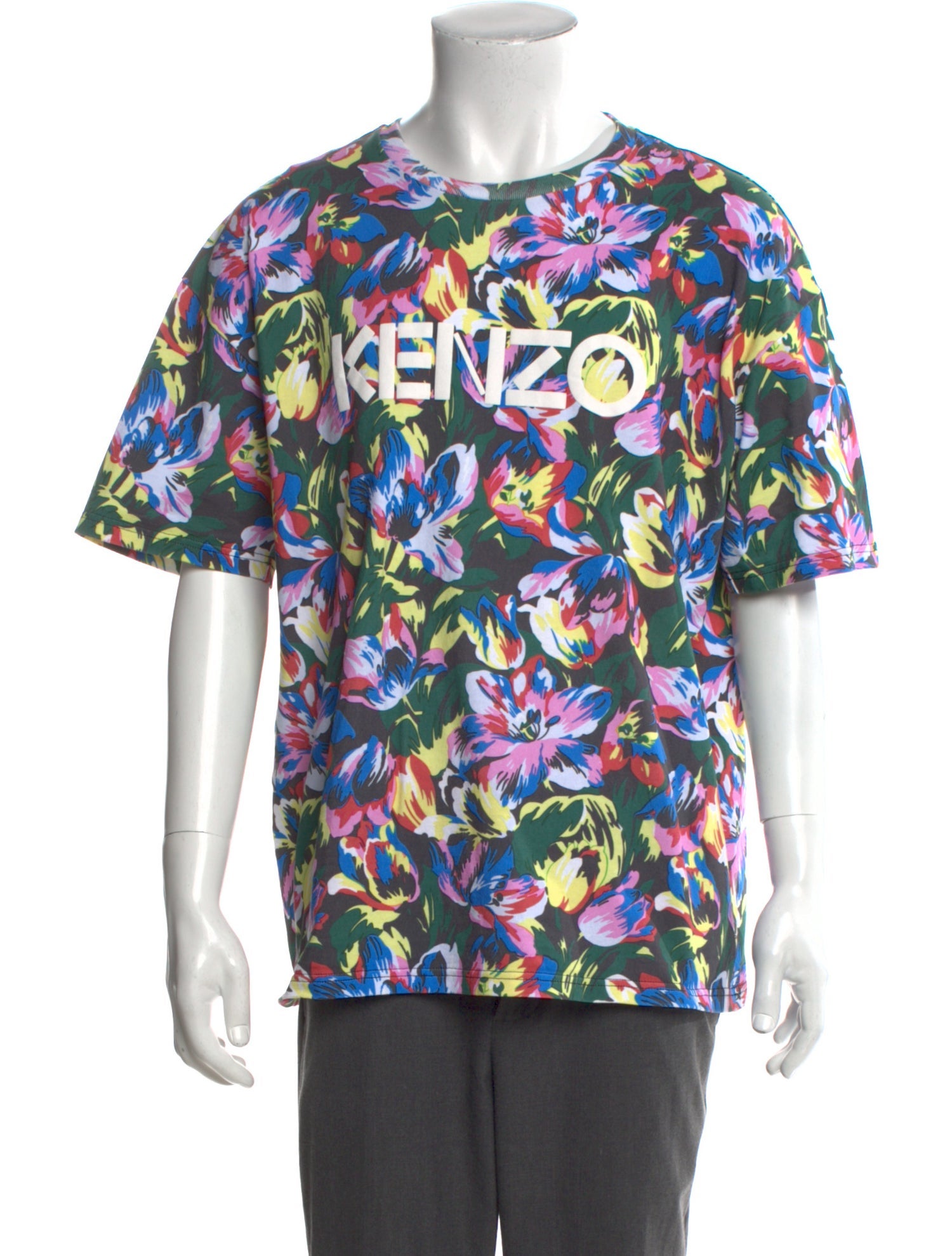 Kenzo Printed Crew Neck T-Shirt