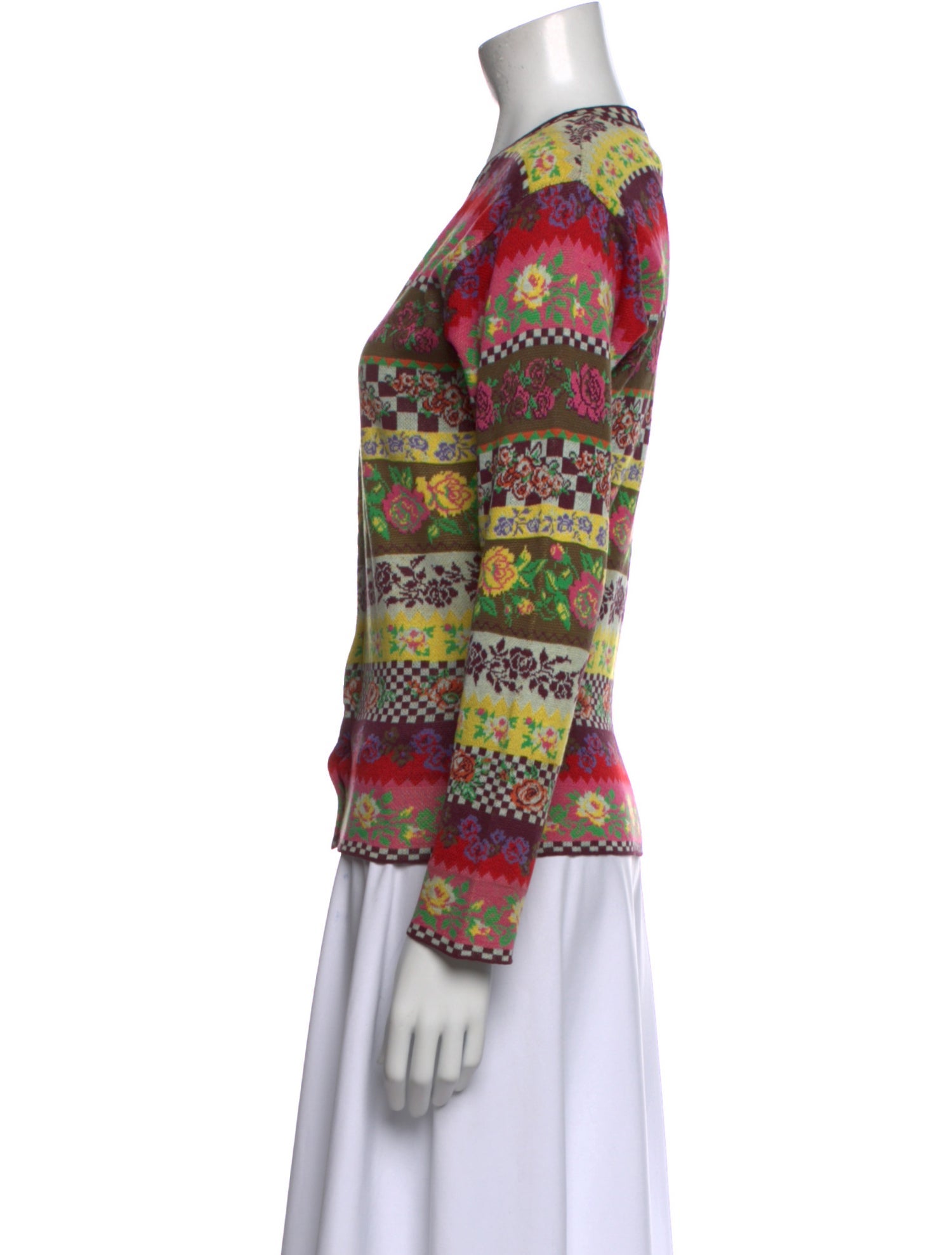 Kenzo Striped V-Neck Sweater