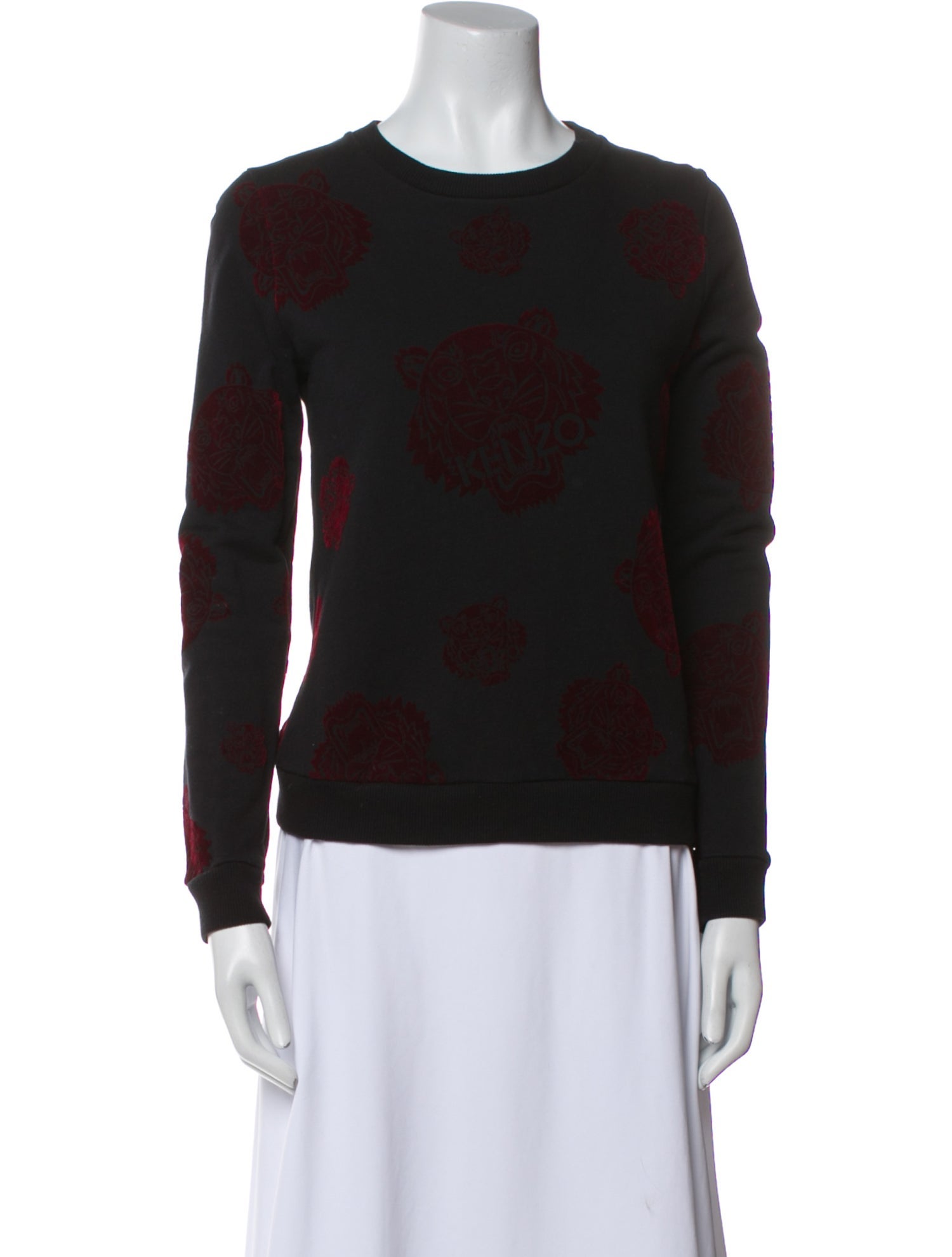 Kenzo Printed Crew Neck Sweatshirt