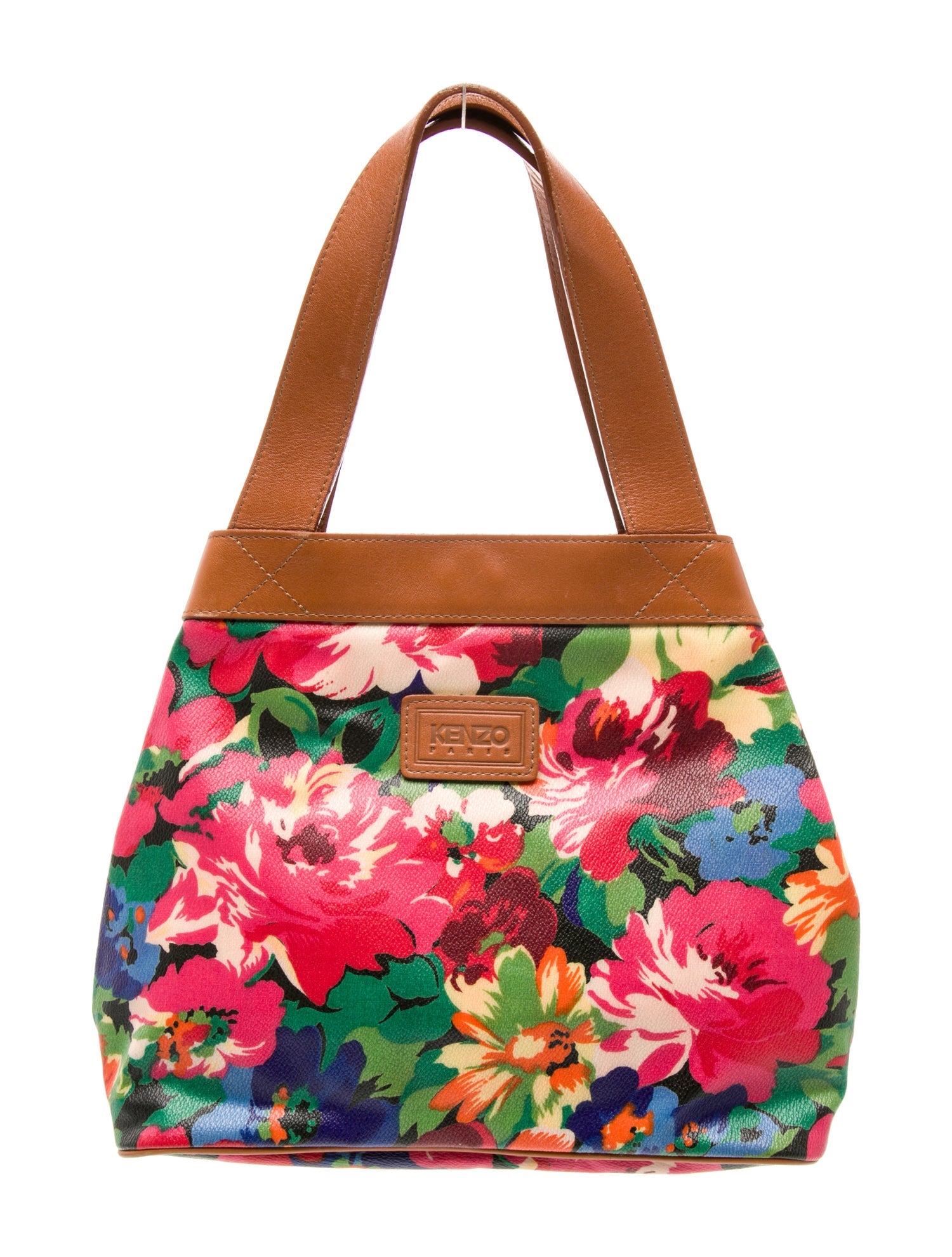 Kenzo Leather Top Handle Bag