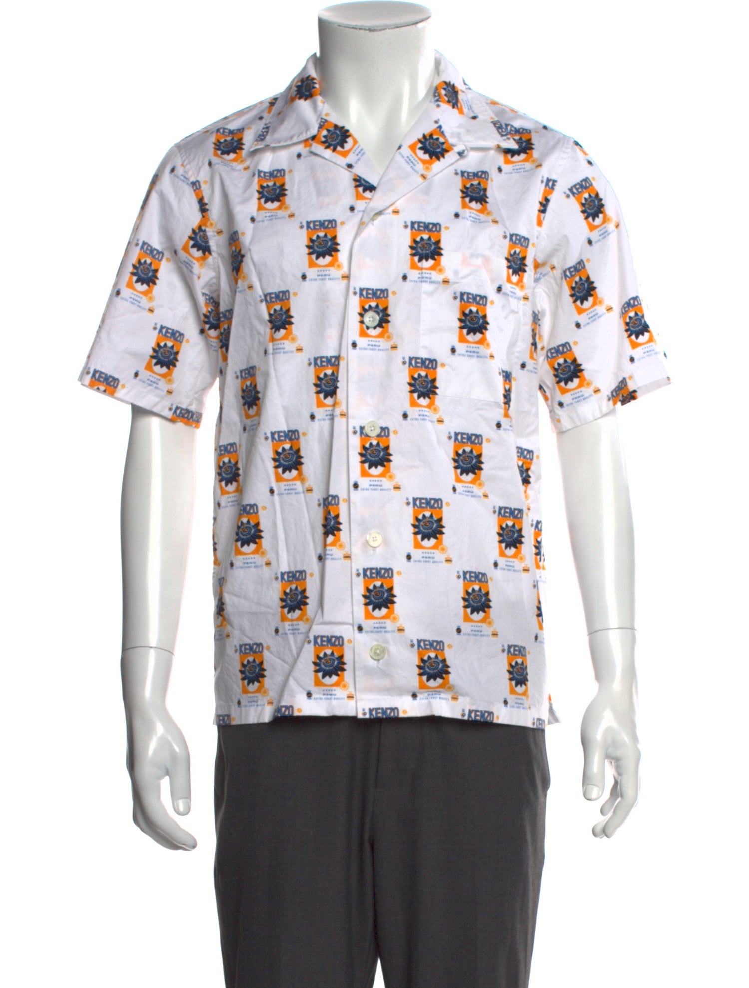 Kenzo Printed Short Sleeve Shirt