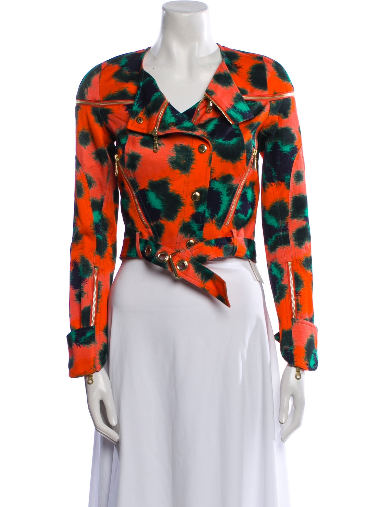 Kenzo Printed Biker Jacket