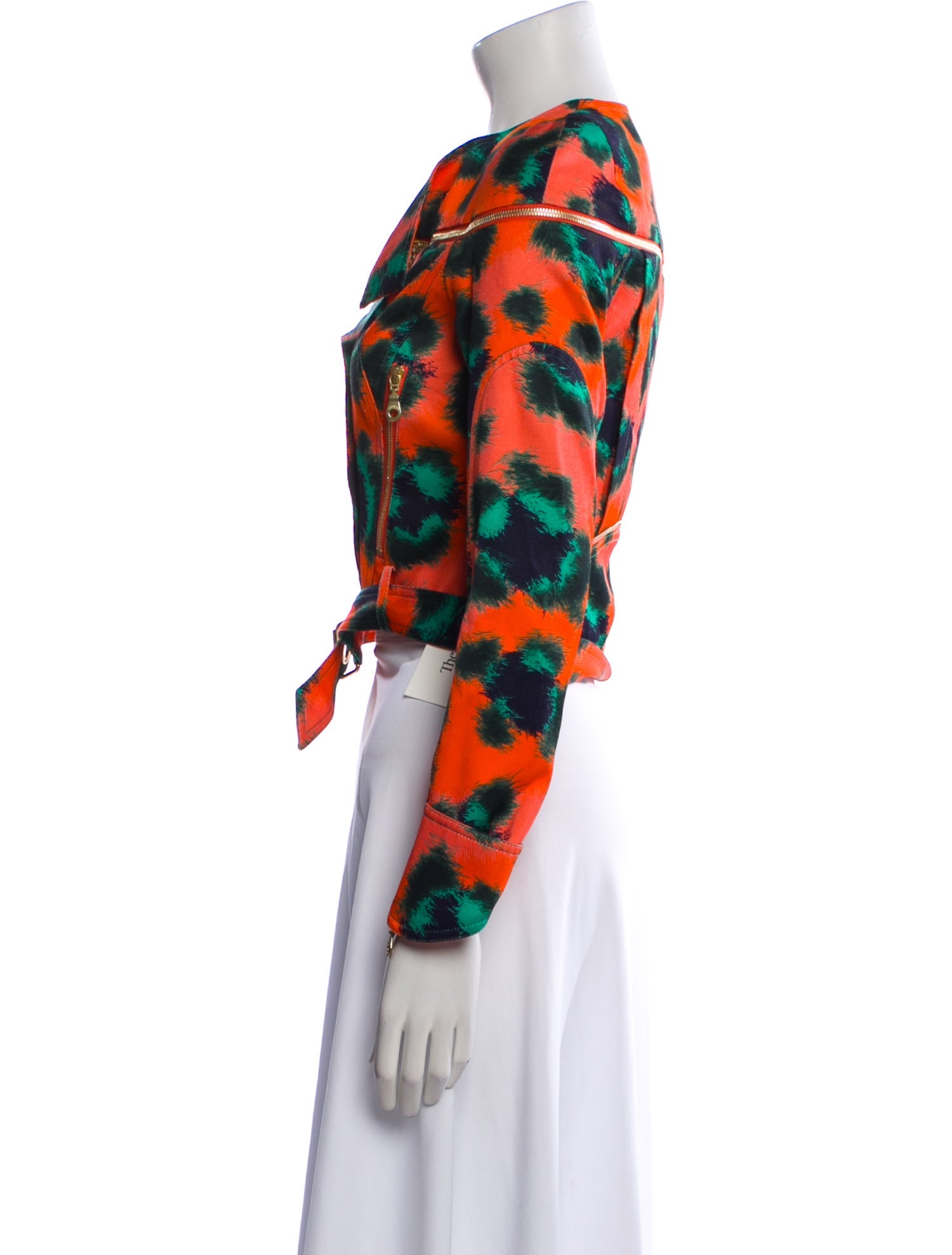 Kenzo Printed Biker Jacket