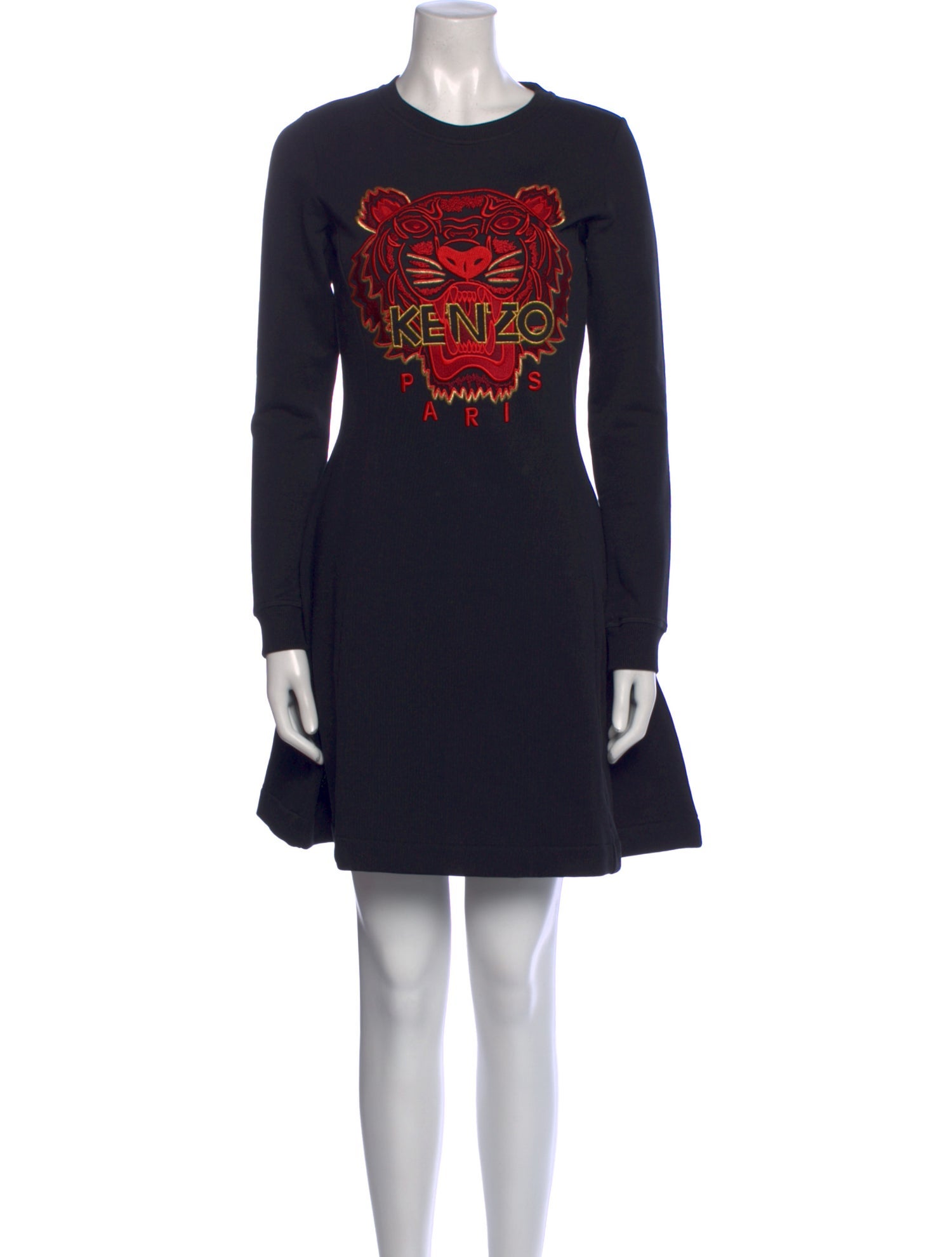 Kenzo Crew Neck Mini Dress