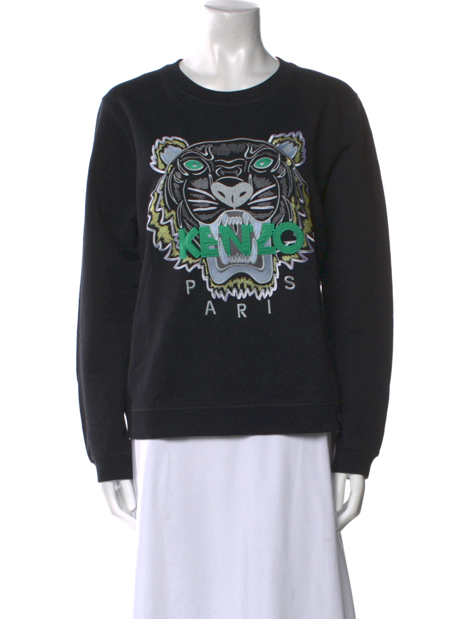 Kenzo Graphic Print Crew Neck Sweatshirt